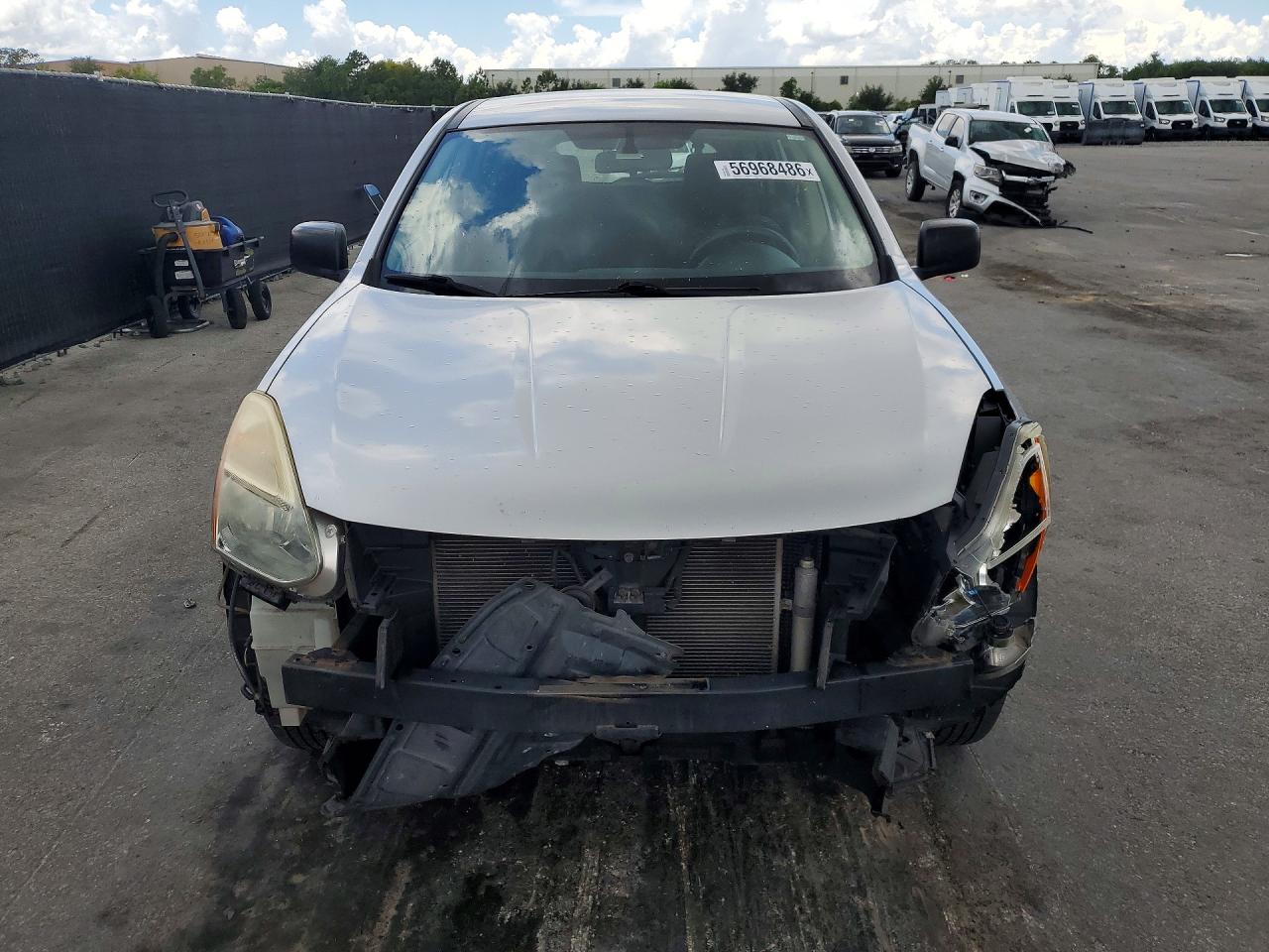 2011 Nissan Rogue S Silver vin: JN8AS5MV0BW306752