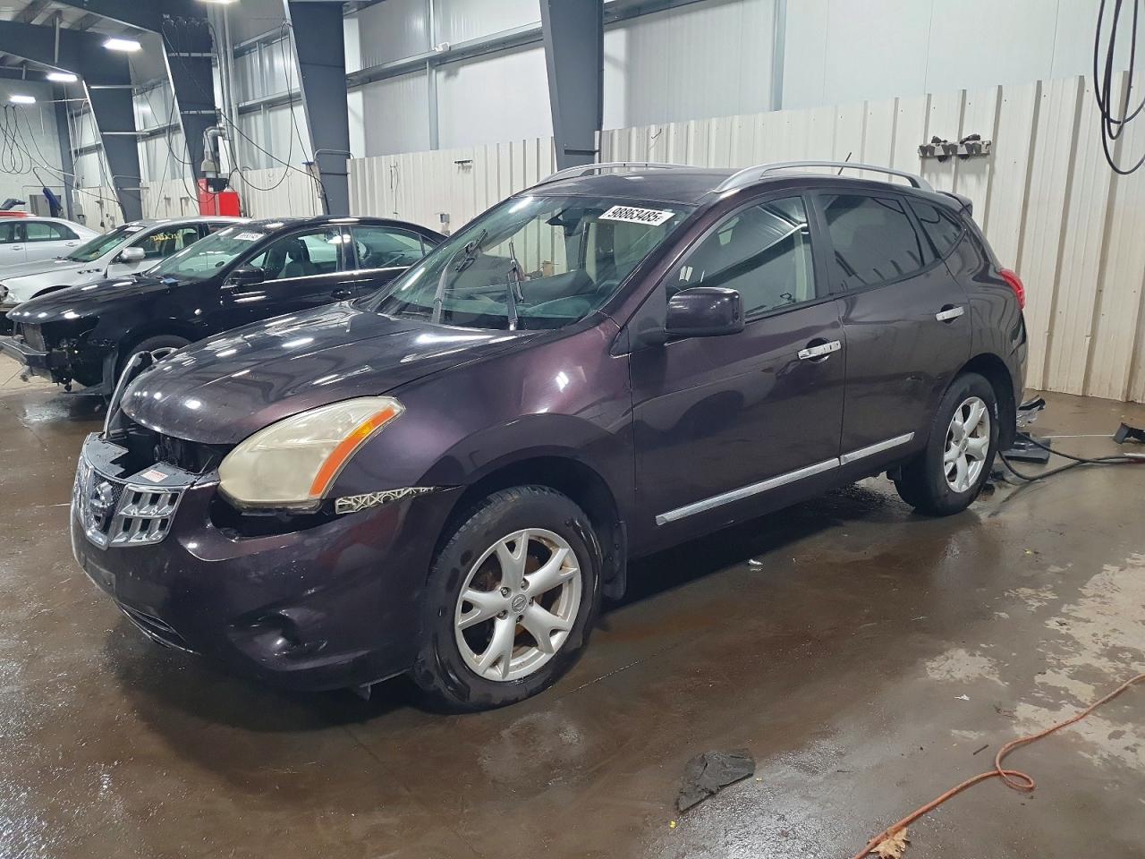 2011 Nissan Rogue S Фиолетовый vin: JN8AS5MV0BW307657