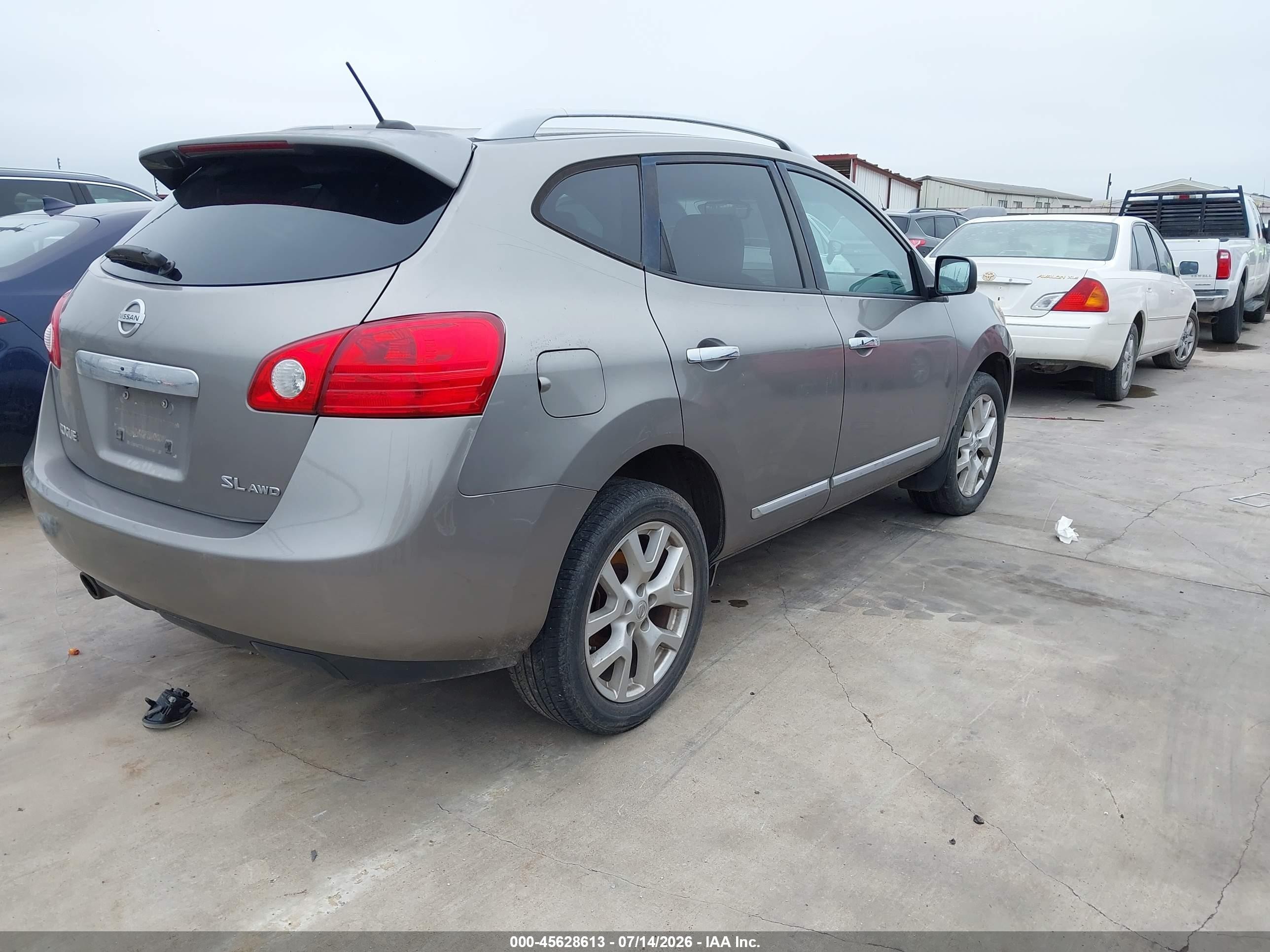 2011 Nissan Rogue Sv Gray vin: JN8AS5MV0BW661615