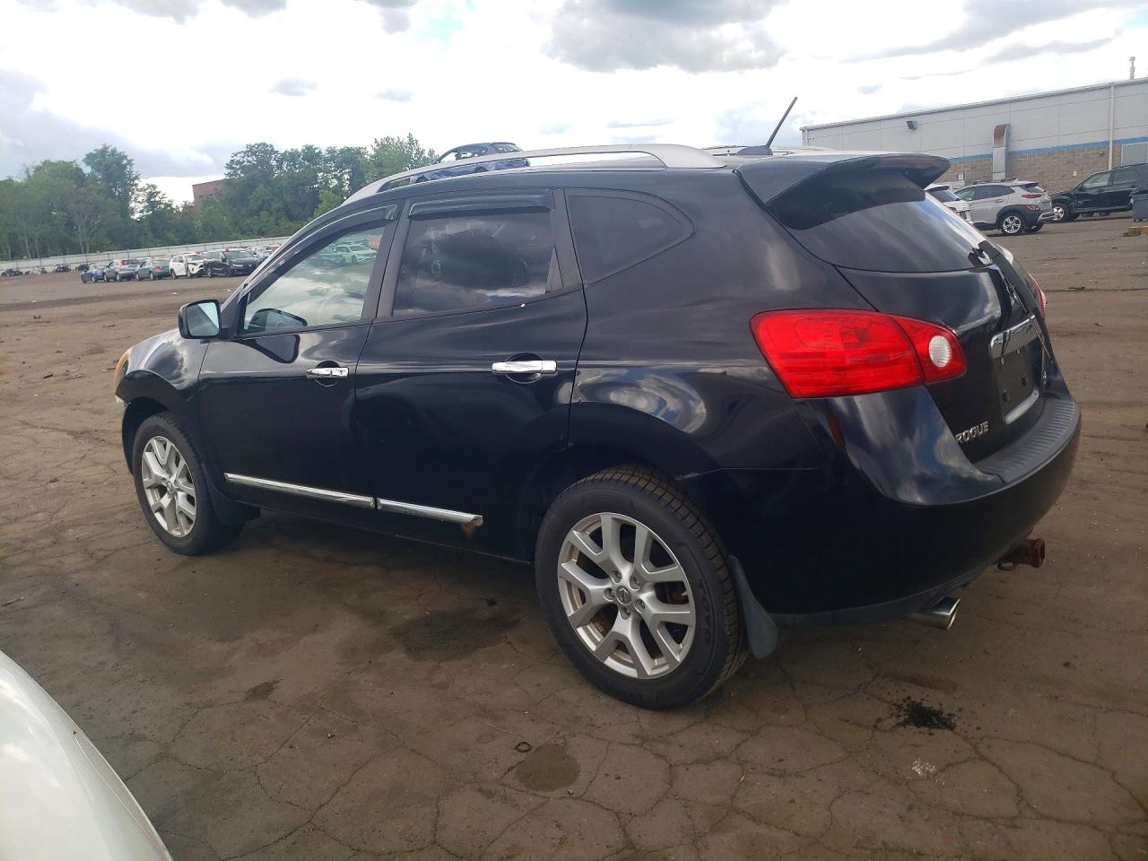 2011 Nissan Rogue S Black vin: JN8AS5MV0BW662876