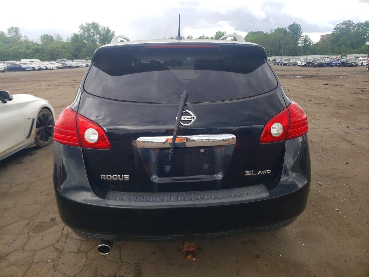 2011 Nissan Rogue S Black vin: JN8AS5MV0BW662876
