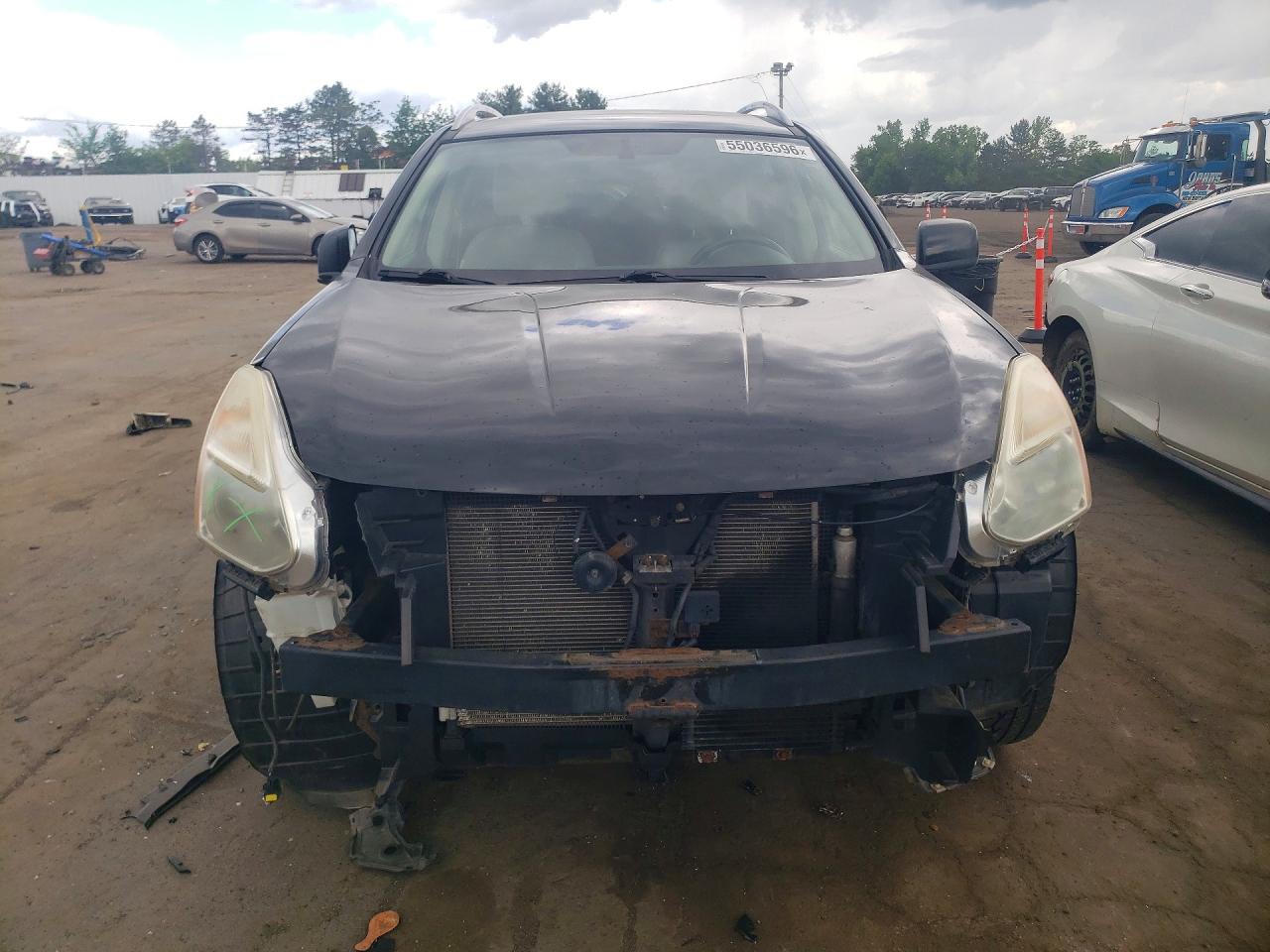 2011 Nissan Rogue S Black vin: JN8AS5MV0BW662876