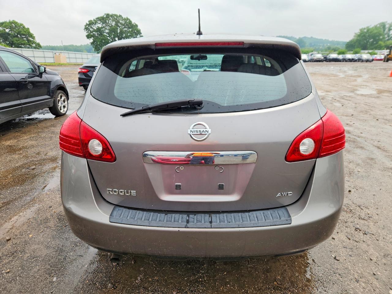 2011 Nissan Rogue S Серый vin: JN8AS5MV0BW665213