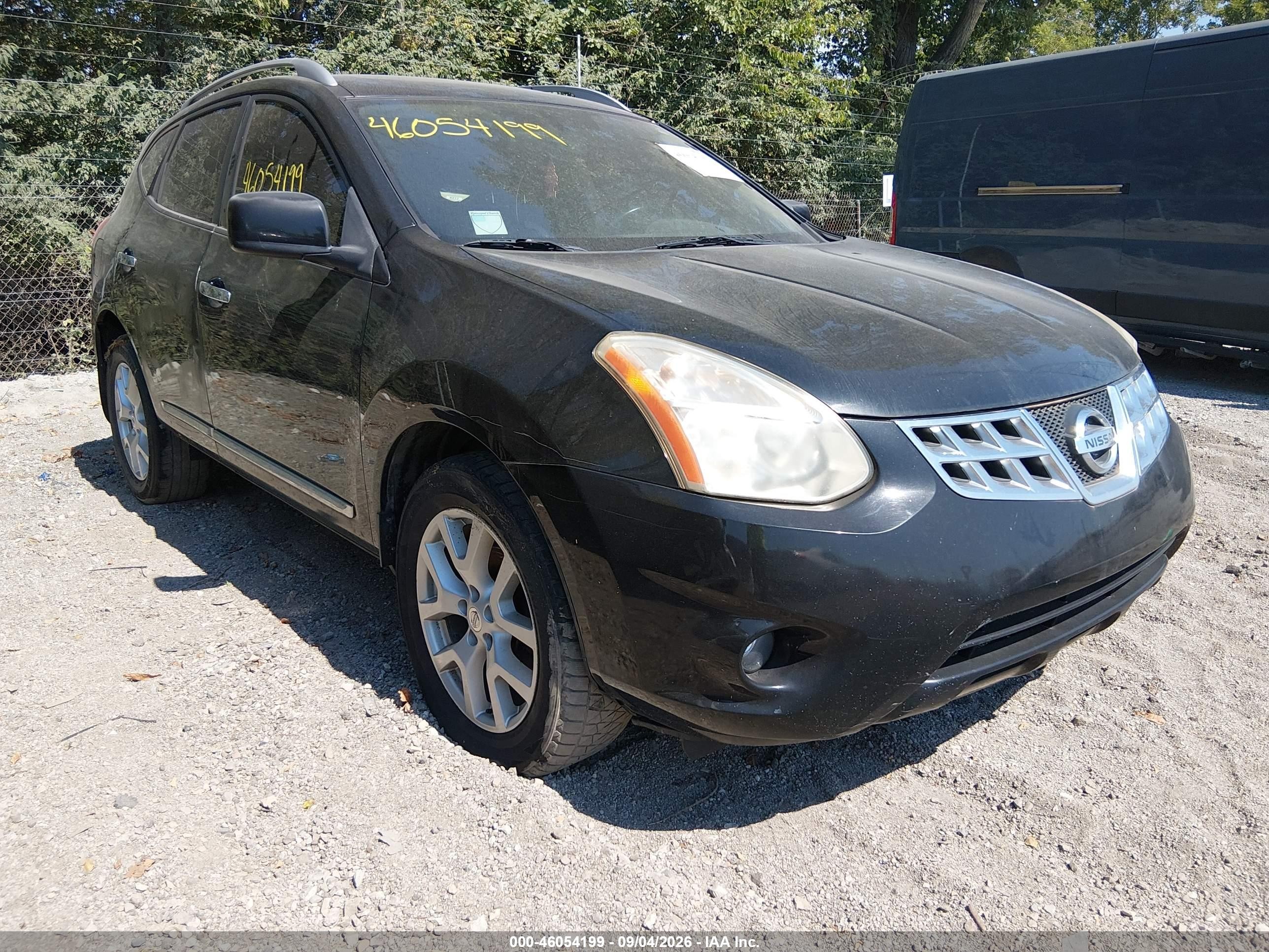 2011 Nissan Rogue Sv Black vin: JN8AS5MV0BW667298