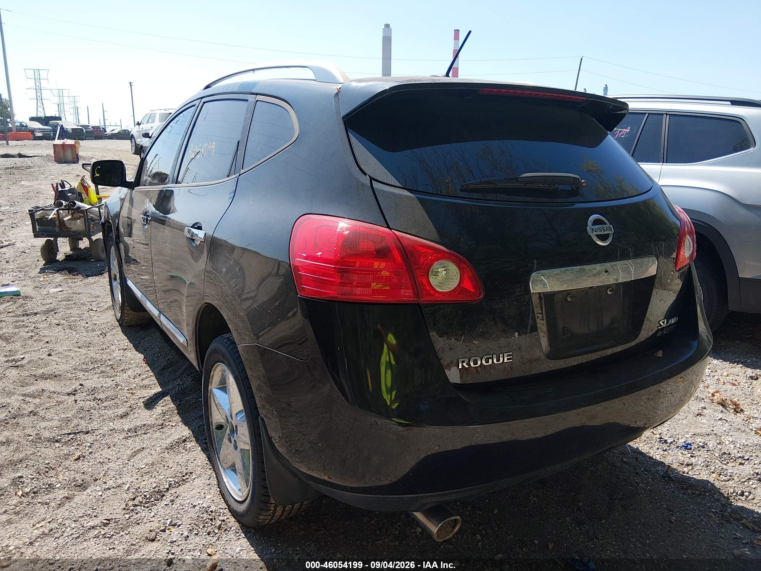 2011 Nissan Rogue Sv Черный vin: JN8AS5MV0BW667298