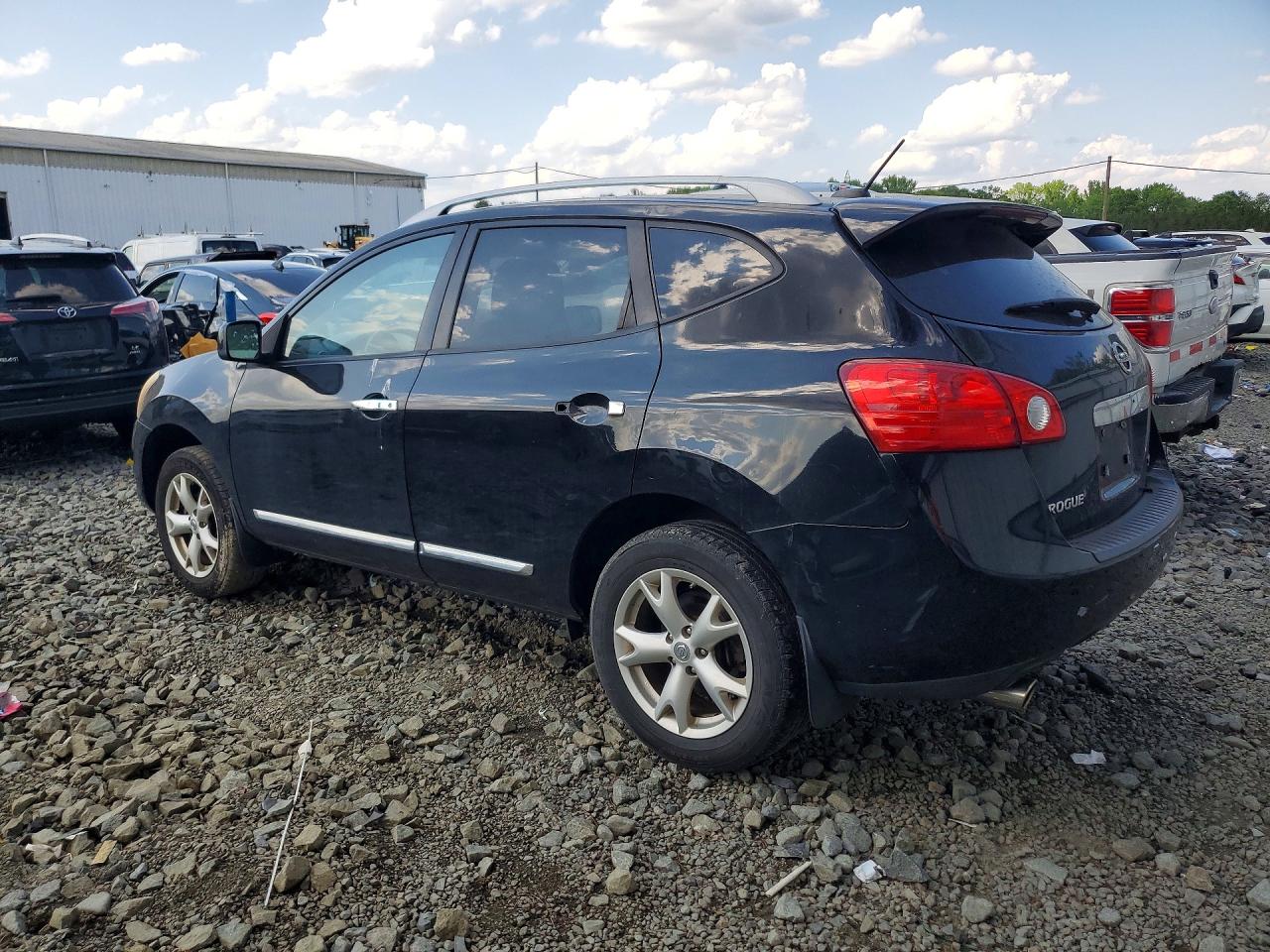 2011 Nissan Rogue S Black vin: JN8AS5MV0BW667785