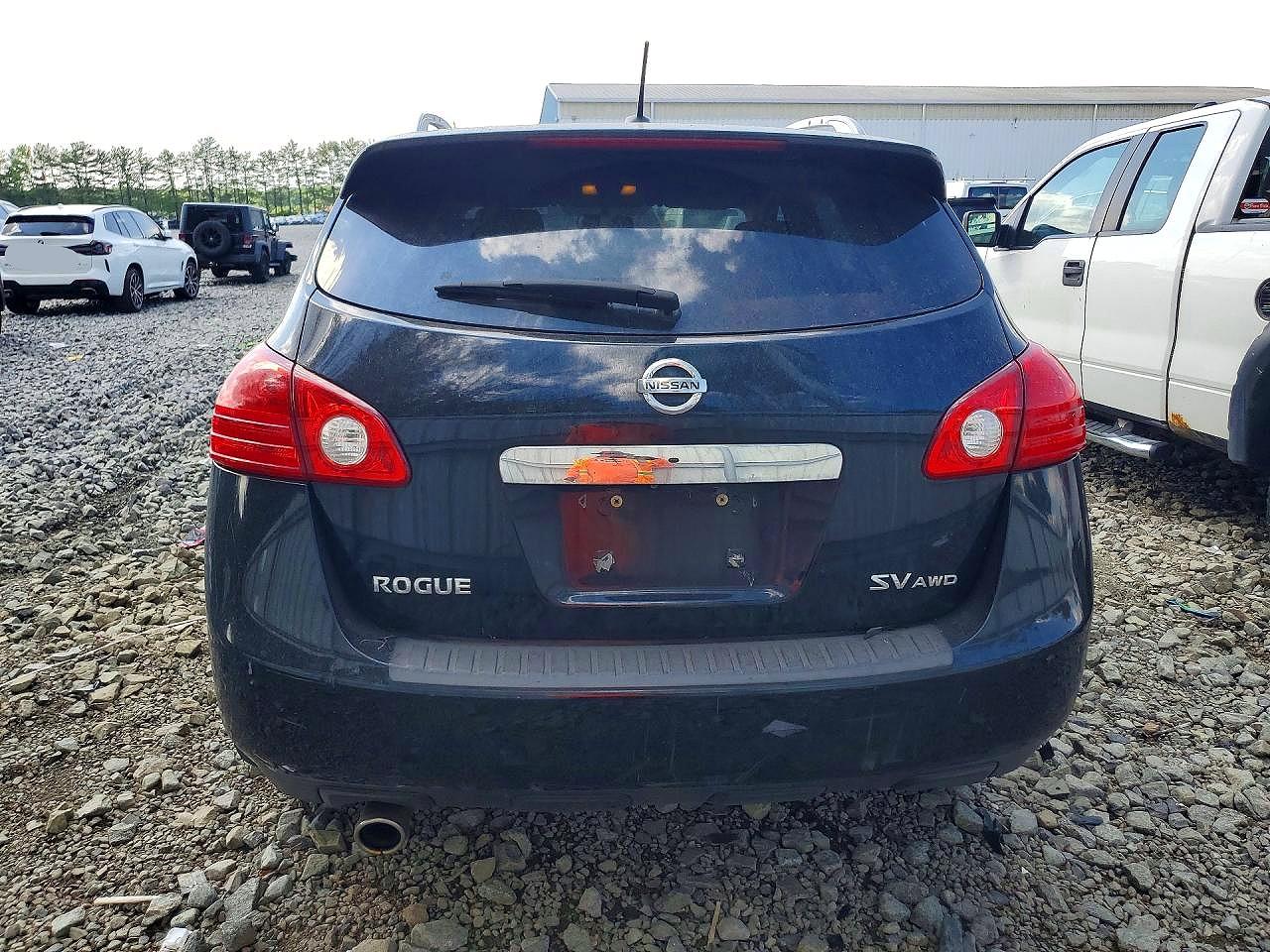 2011 Nissan Rogue S Black vin: JN8AS5MV0BW667785