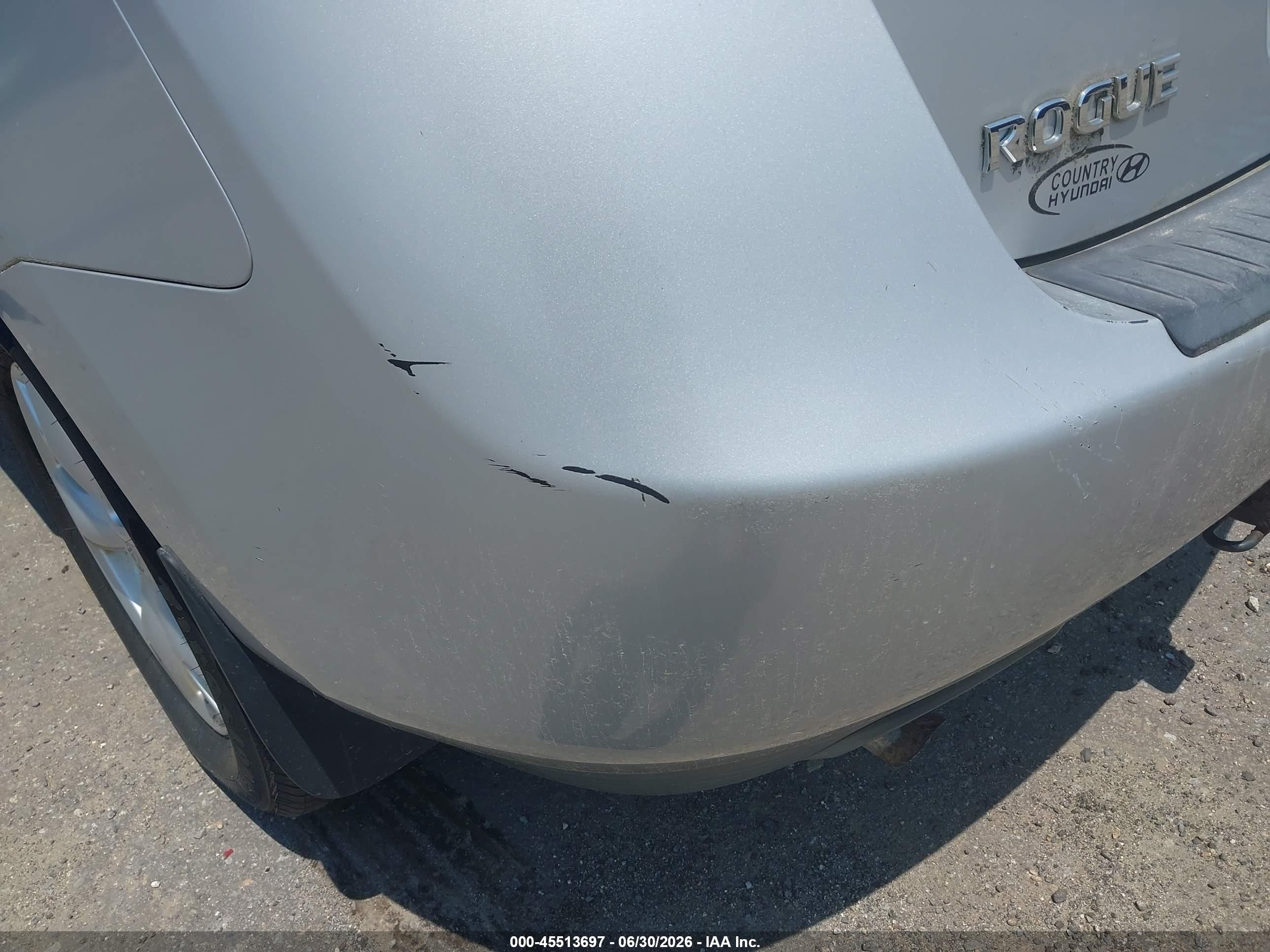 2011 Nissan Rogue Sv Silver vin: JN8AS5MV0BW668564