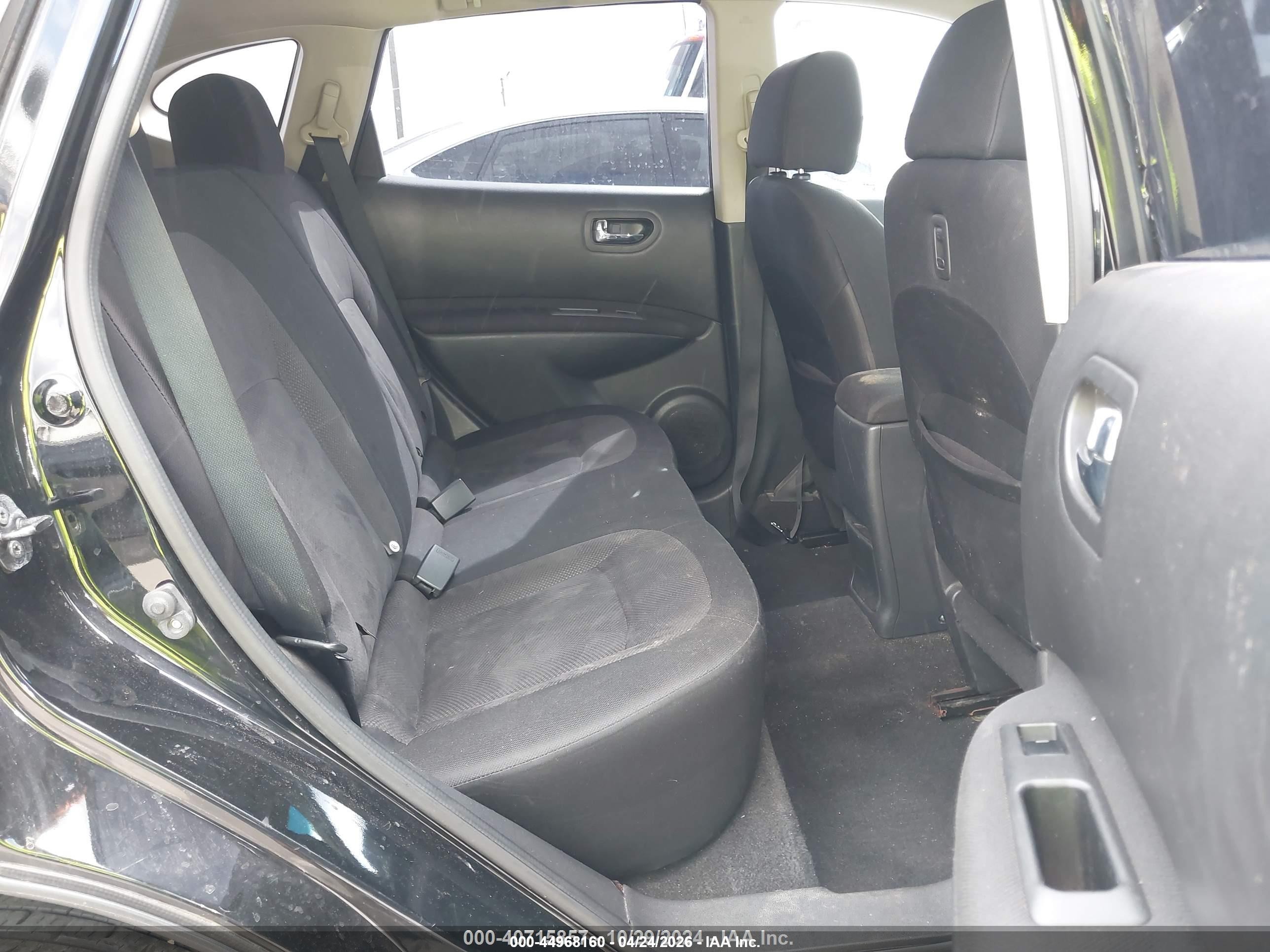 2011 Nissan Rogue S Black vin: JN8AS5MV0BW672887