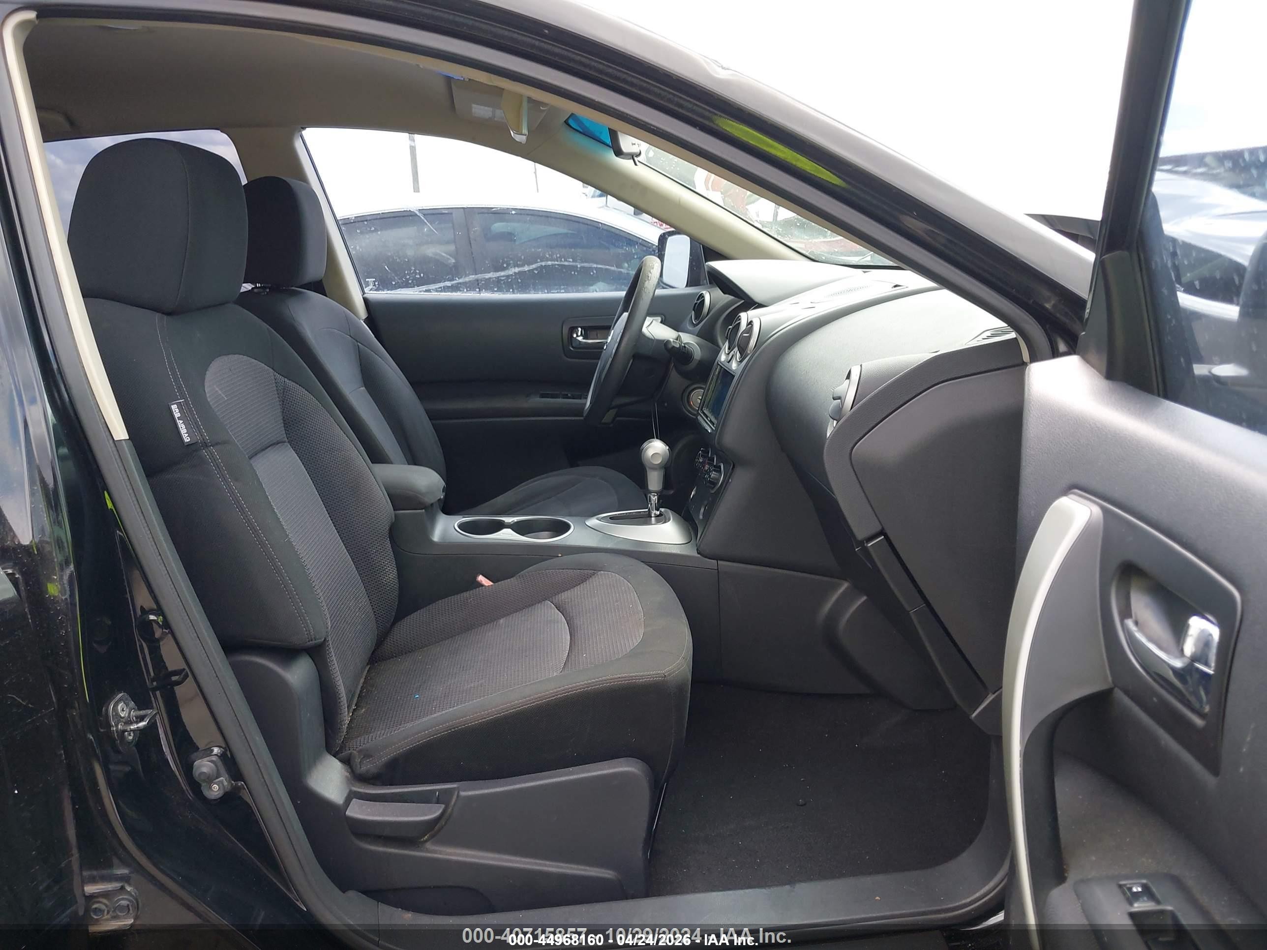 2011 Nissan Rogue S Black vin: JN8AS5MV0BW672887
