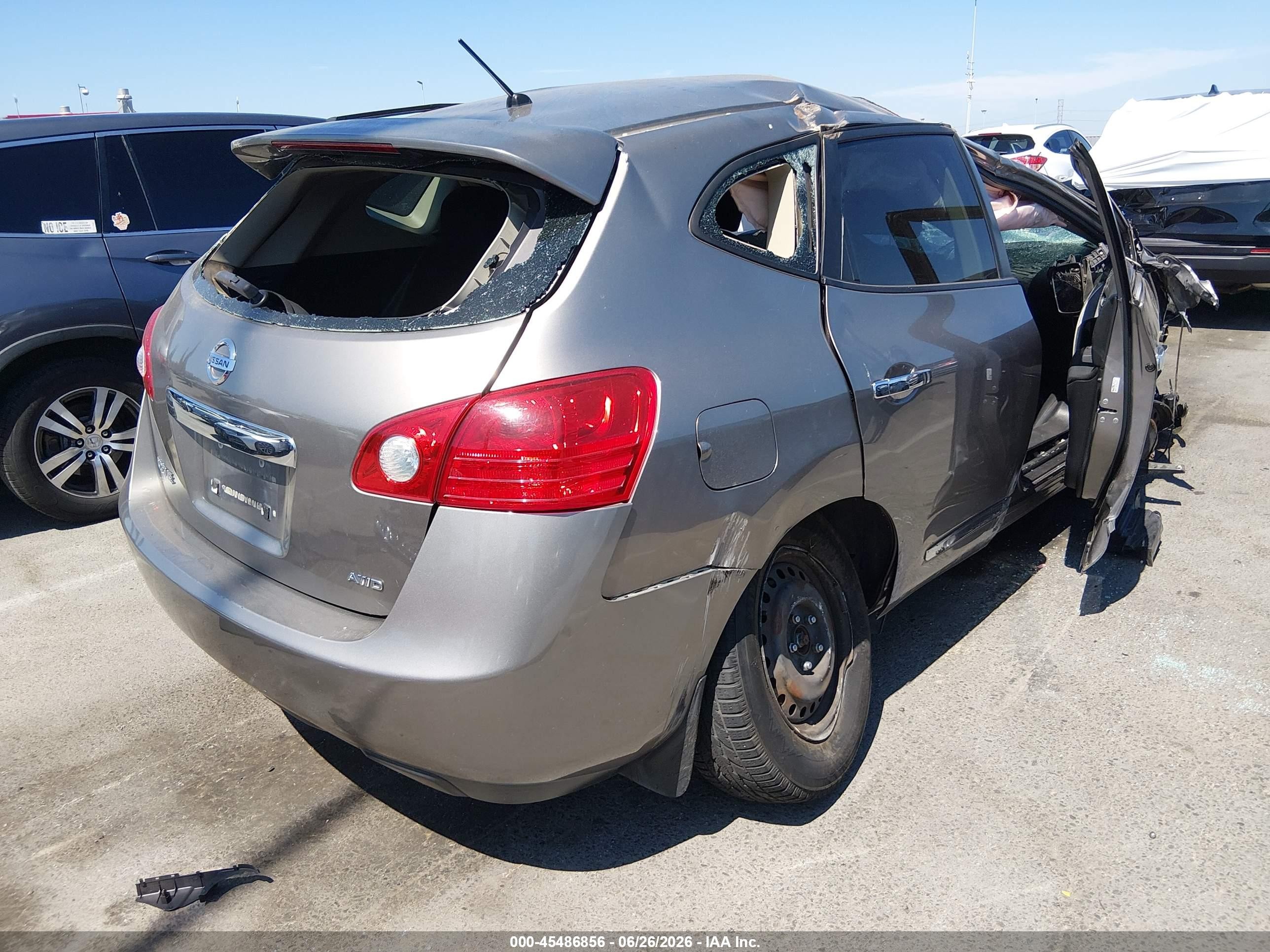 2011 Nissan Rogue S Gray vin: JN8AS5MV0BW675143