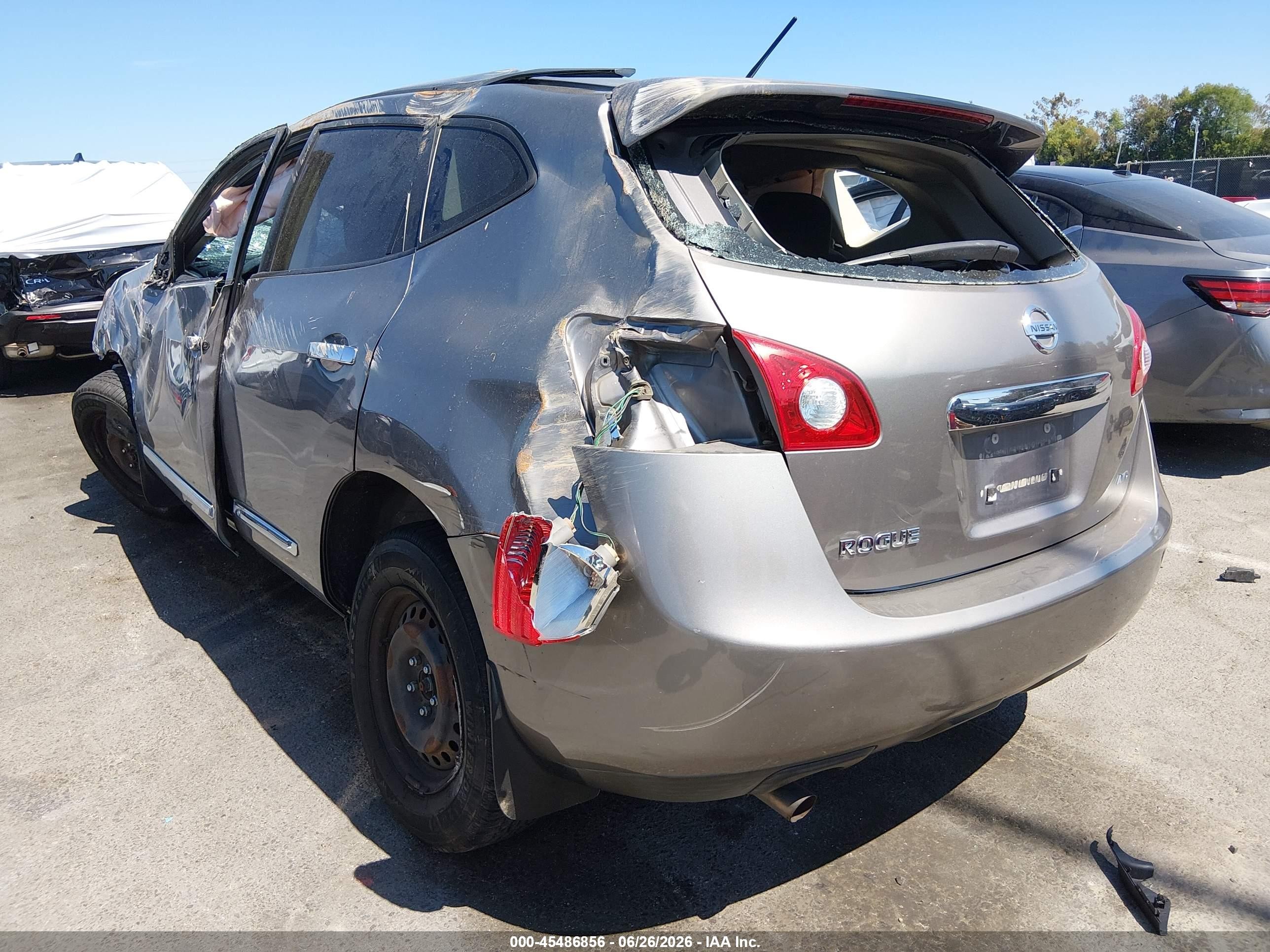 2011 Nissan Rogue S Gray vin: JN8AS5MV0BW675143