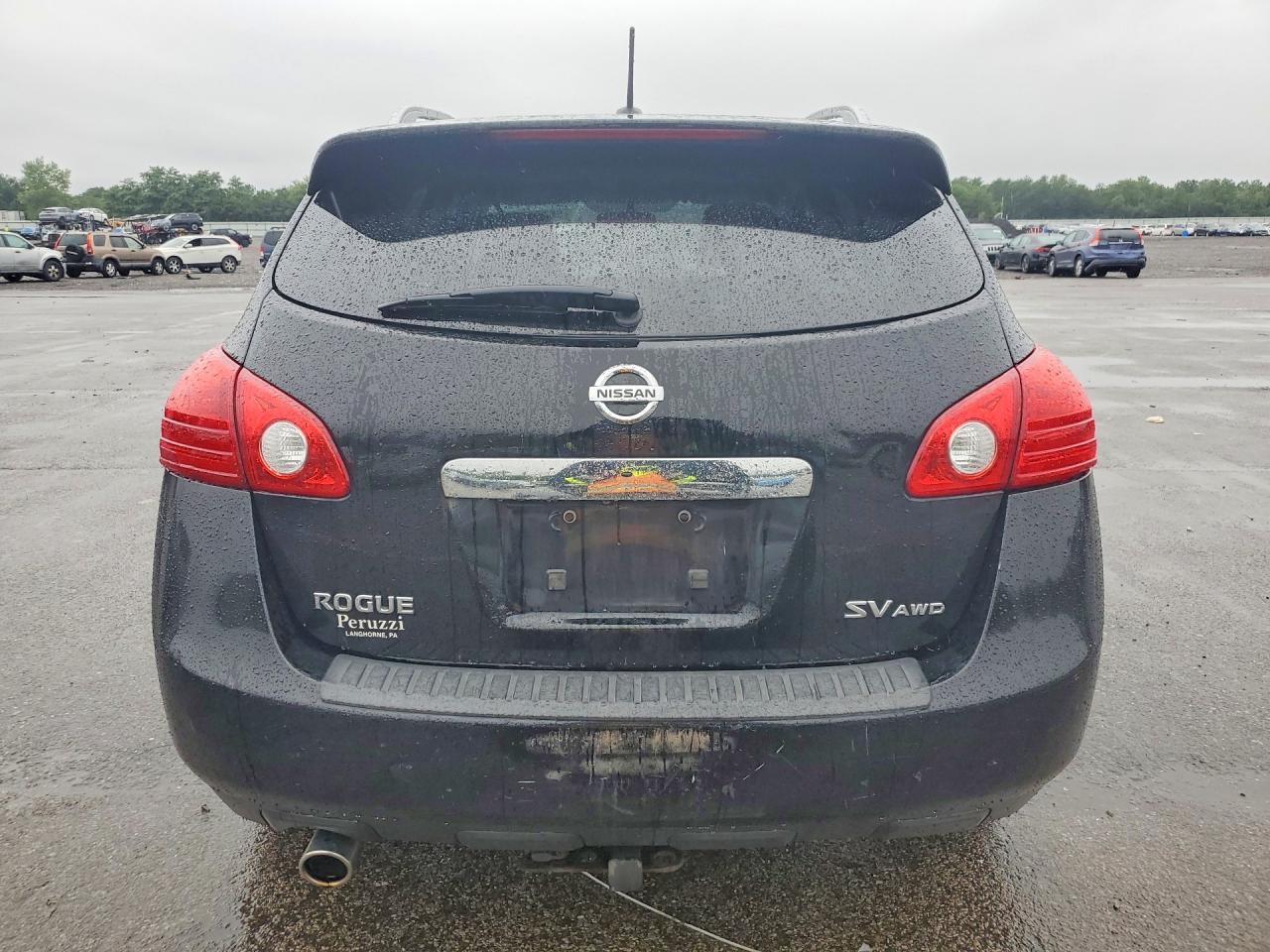 2011 Nissan Rogue S Black vin: JN8AS5MV0BW678317