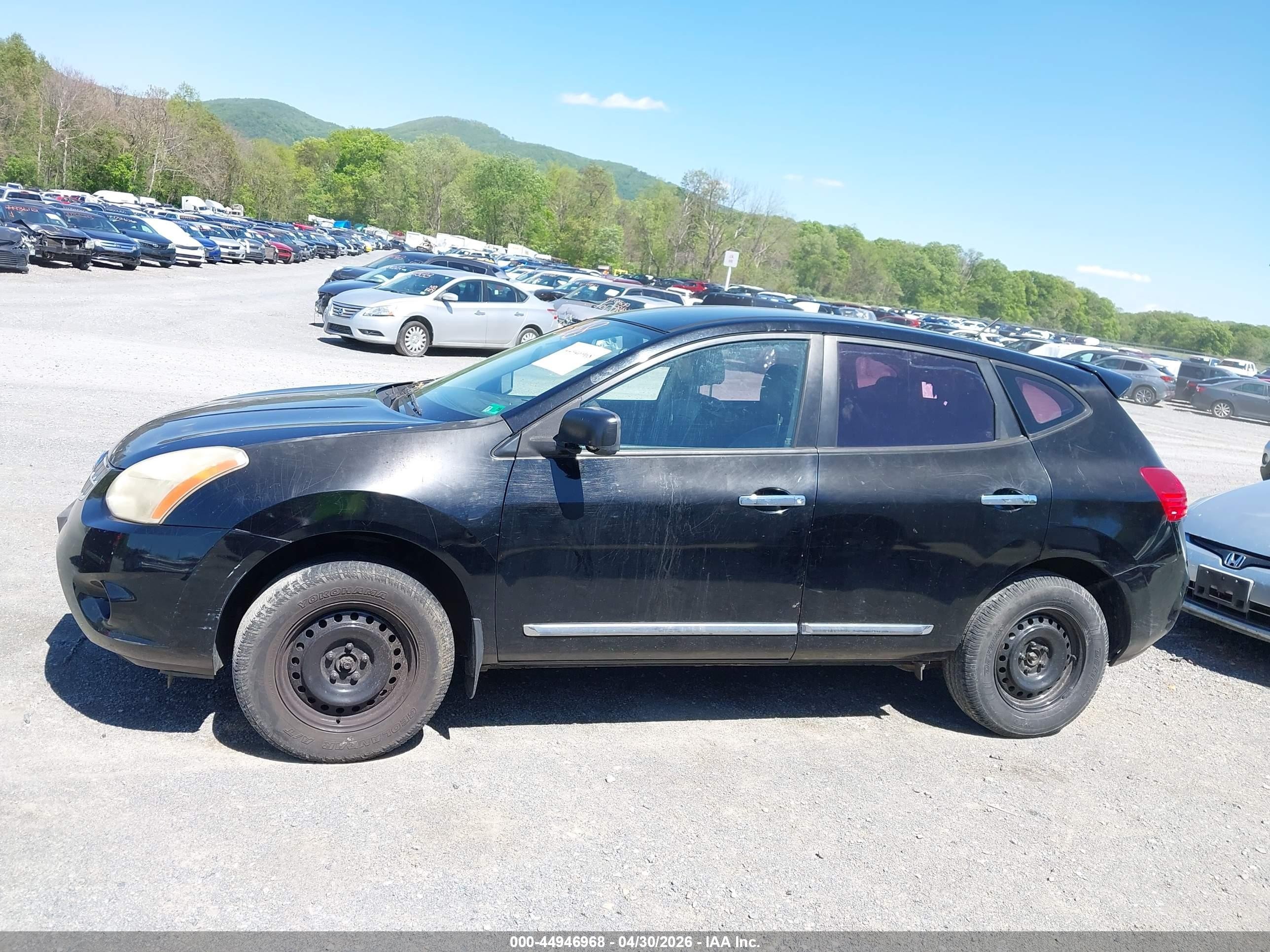 2011 Nissan Rogue S Black vin: JN8AS5MV0BW678379