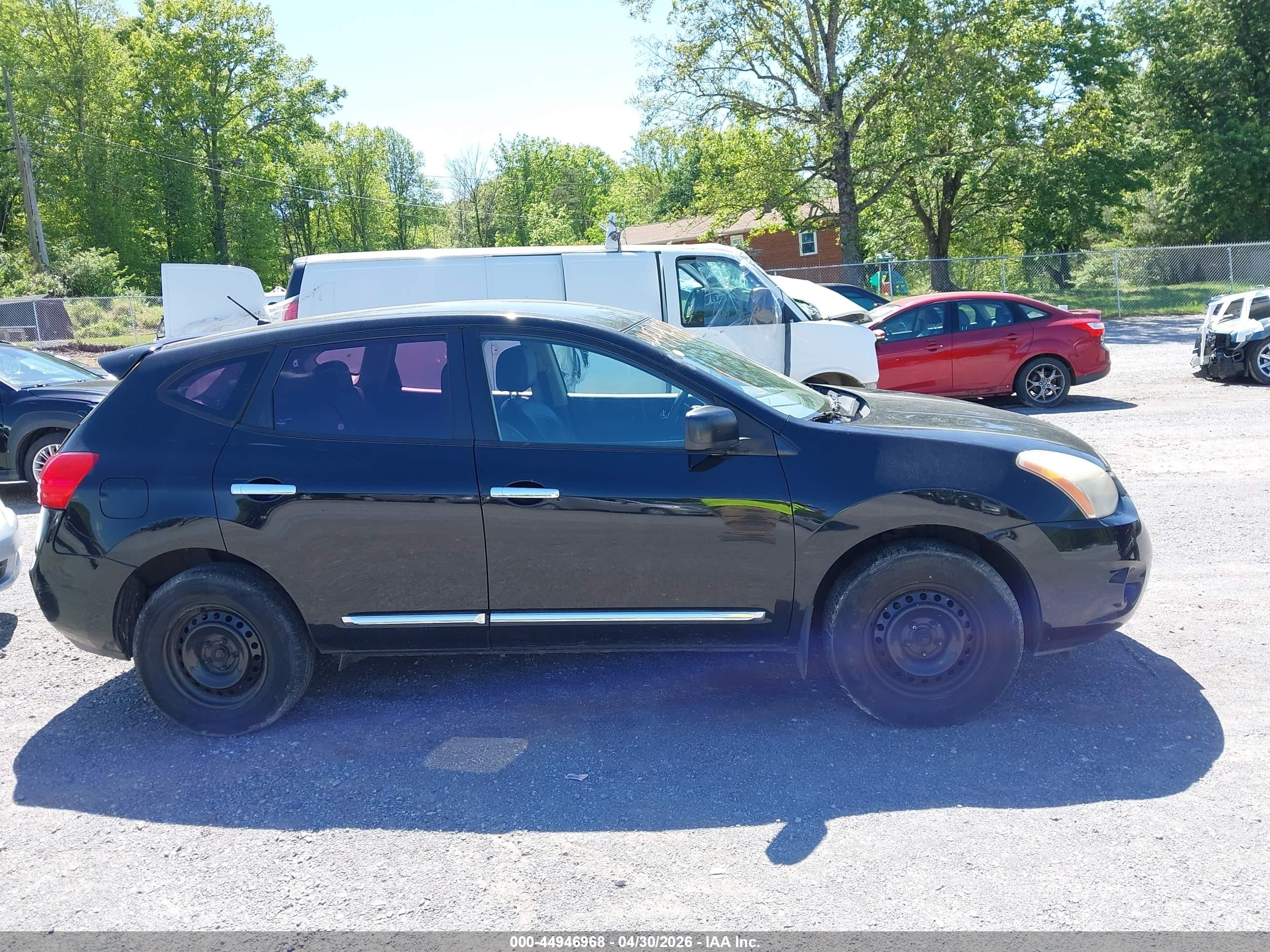 2011 Nissan Rogue S Black vin: JN8AS5MV0BW678379