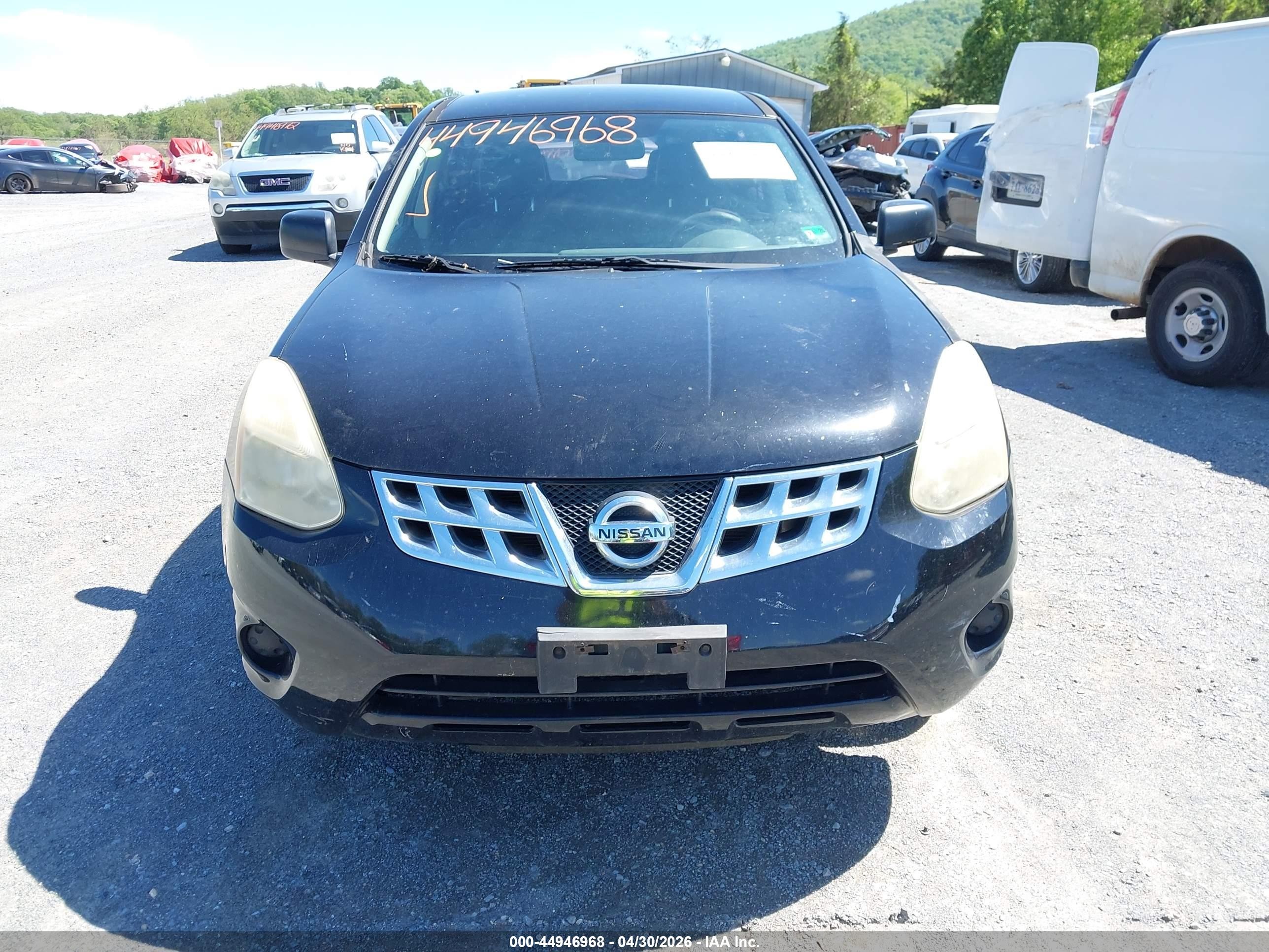 2011 Nissan Rogue S Black vin: JN8AS5MV0BW678379