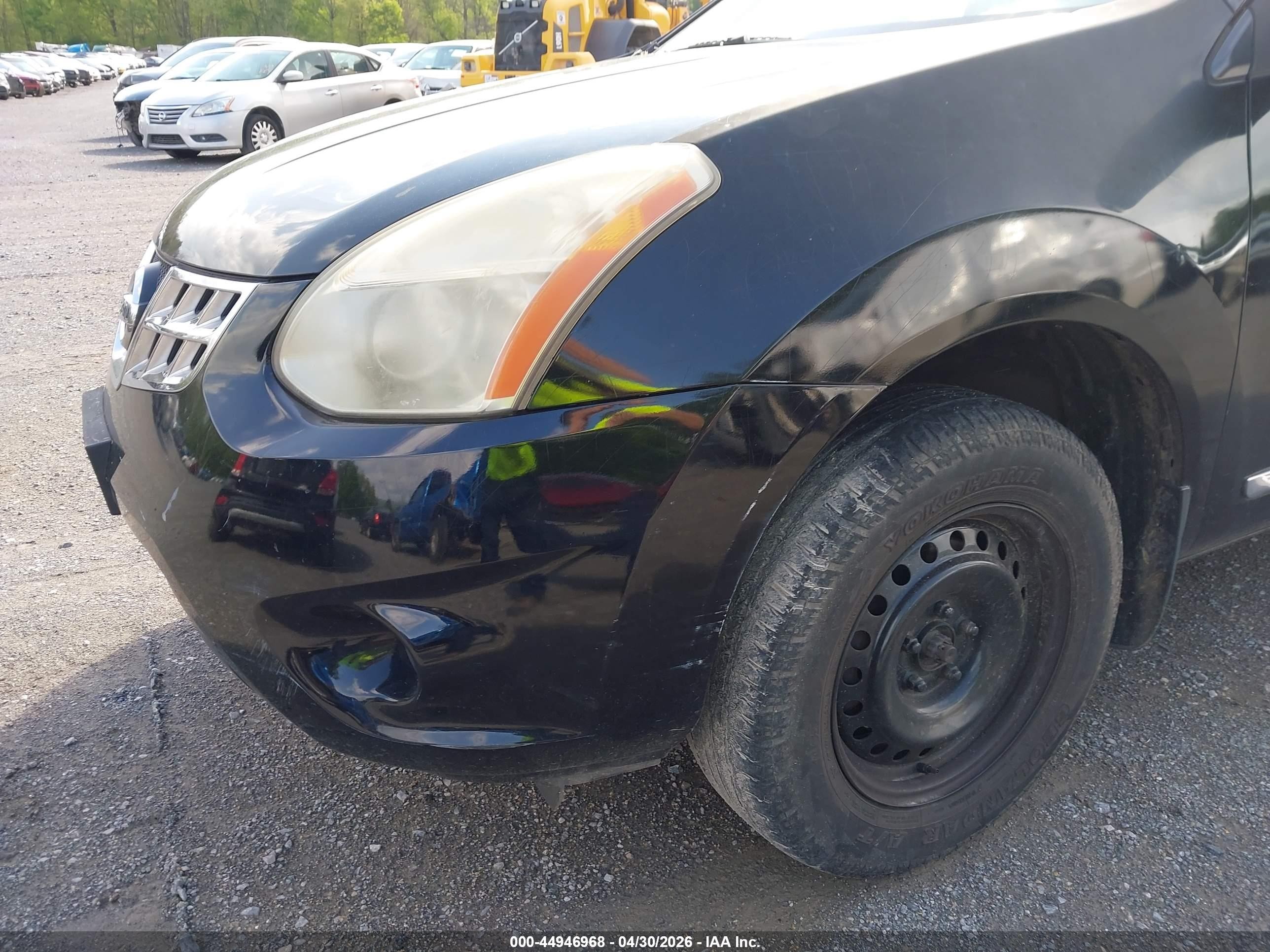 2011 Nissan Rogue S Black vin: JN8AS5MV0BW678379