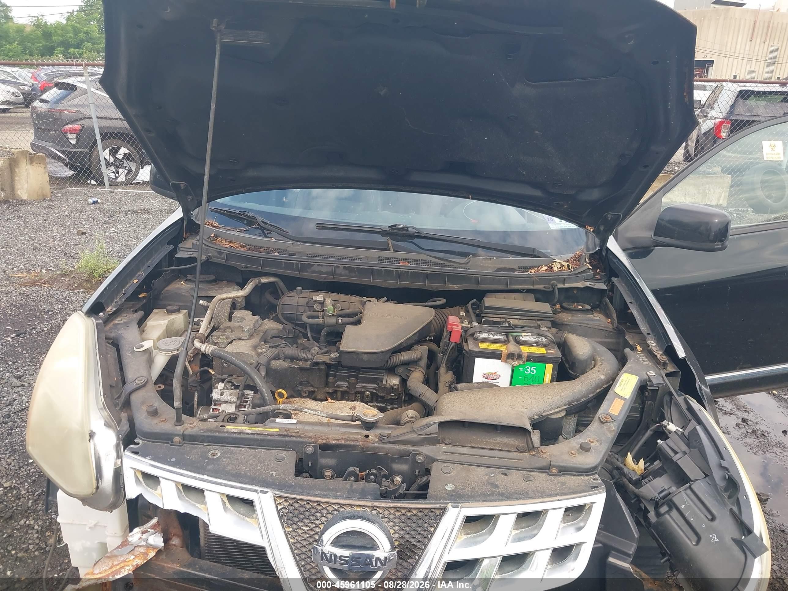 2011 Nissan Rogue Sv Black vin: JN8AS5MV0BW689933