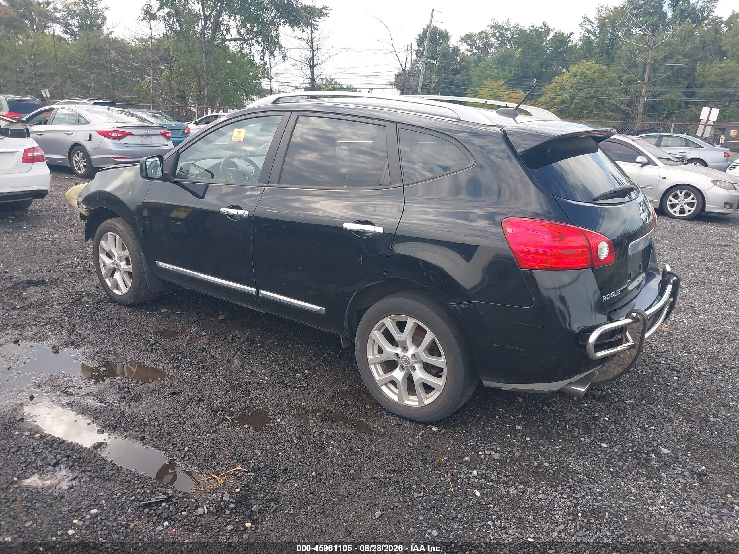 2011 Nissan Rogue Sv Black vin: JN8AS5MV0BW689933