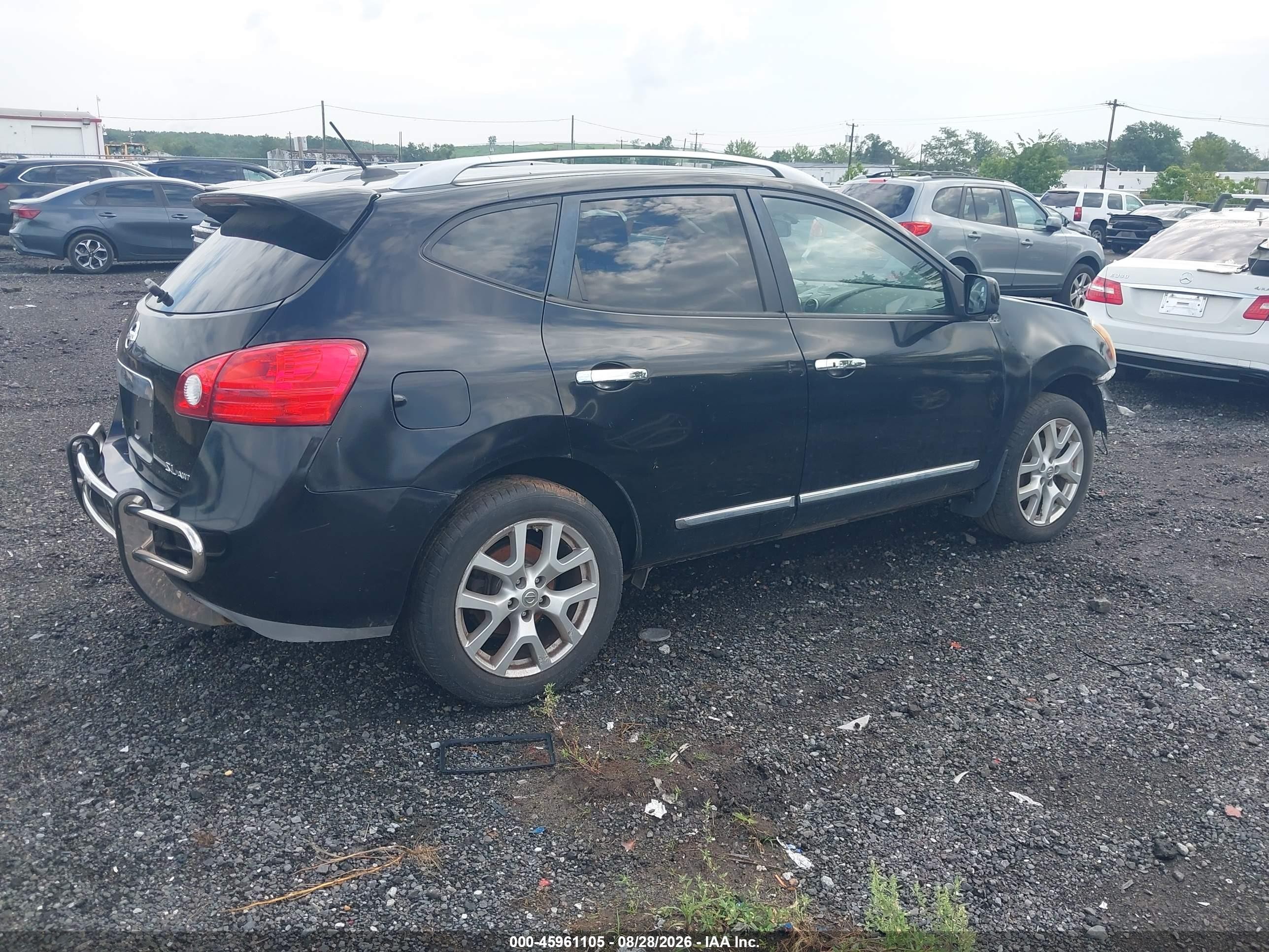 2011 Nissan Rogue Sv Black vin: JN8AS5MV0BW689933