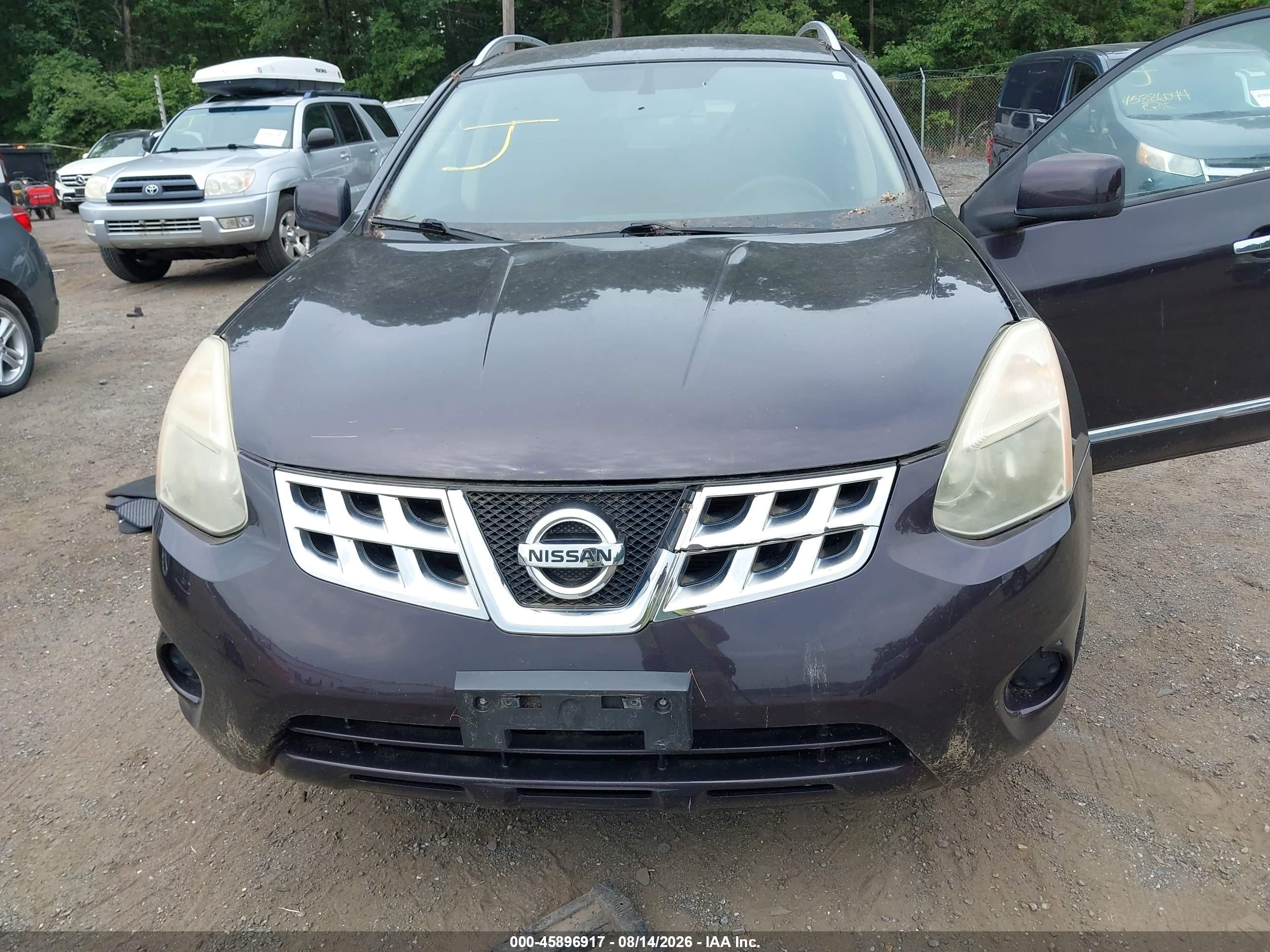 2012 Nissan Rogue Sv Purple vin: JN8AS5MV0CW353023