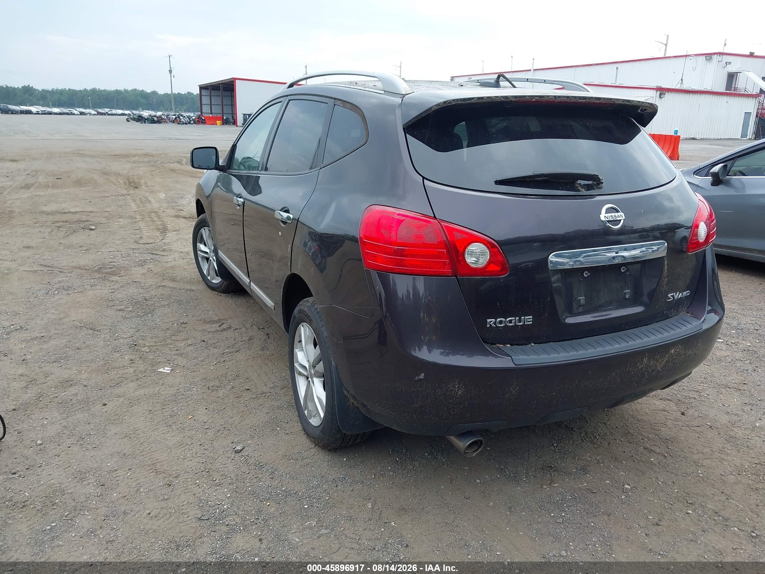 2012 Nissan Rogue Sv Purple vin: JN8AS5MV0CW353023