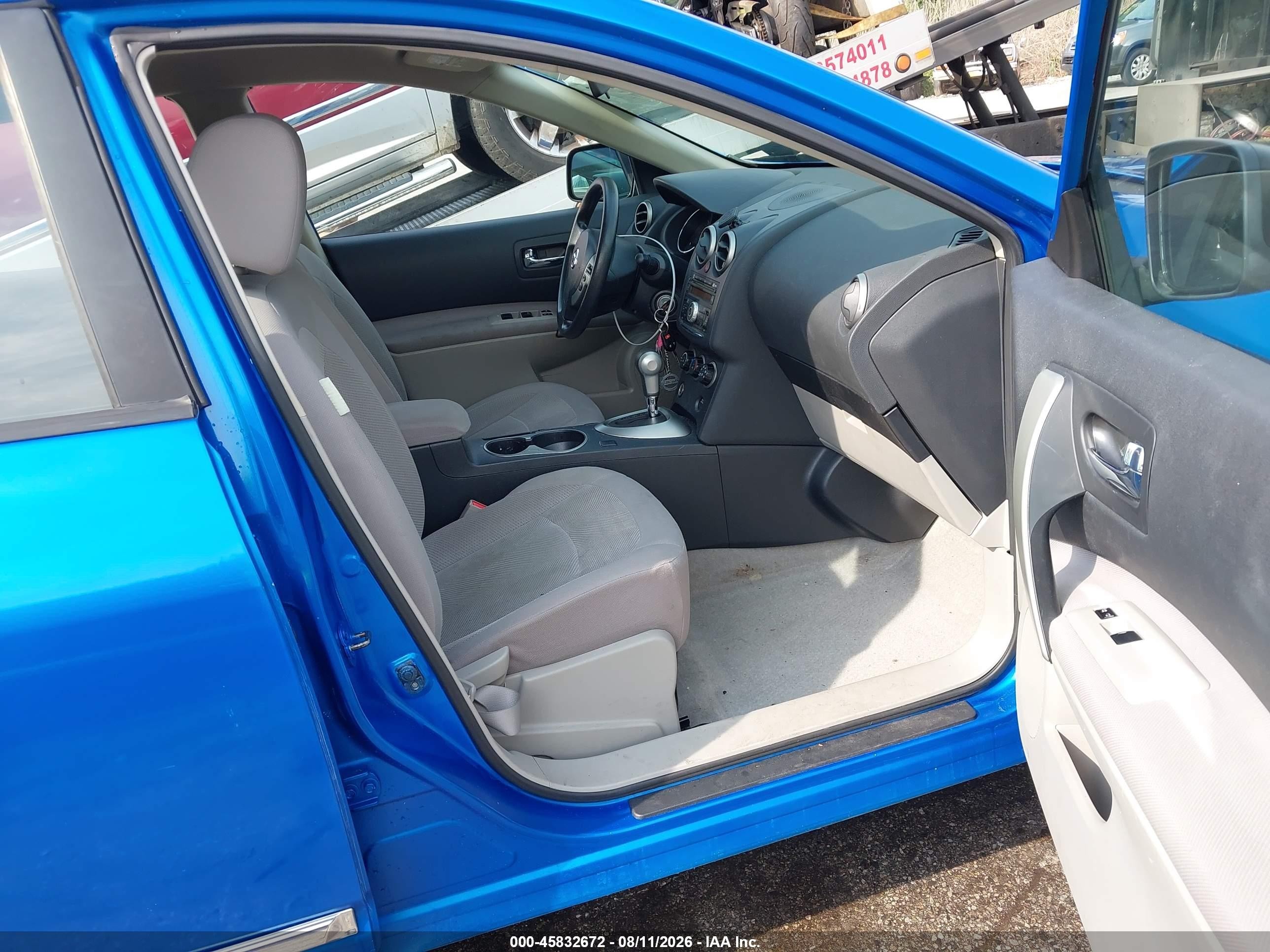 2012 Nissan Rogue S Light Blue vin: JN8AS5MV0CW356245