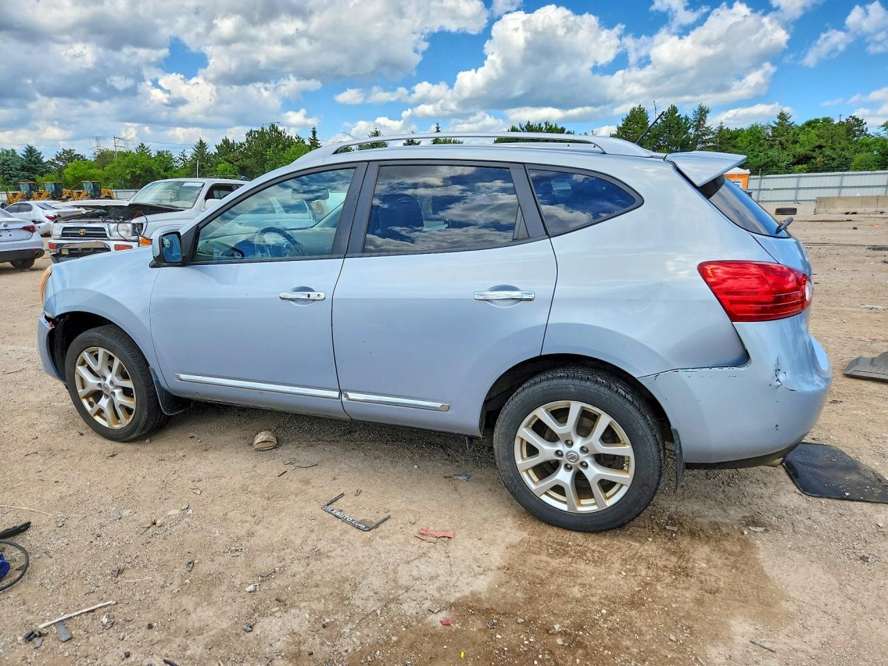 2012 Nissan Rogue S Blue vin: JN8AS5MV0CW387690