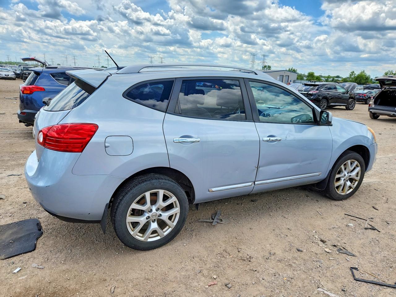 2012 Nissan Rogue S Blue vin: JN8AS5MV0CW387690