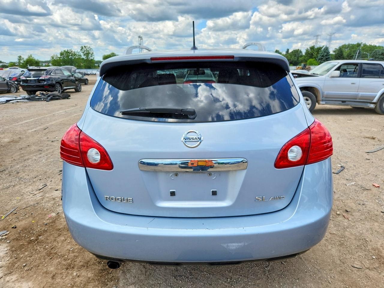 2012 Nissan Rogue S Blue vin: JN8AS5MV0CW387690
