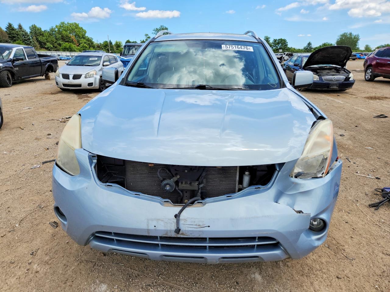 2012 Nissan Rogue S Blue vin: JN8AS5MV0CW387690