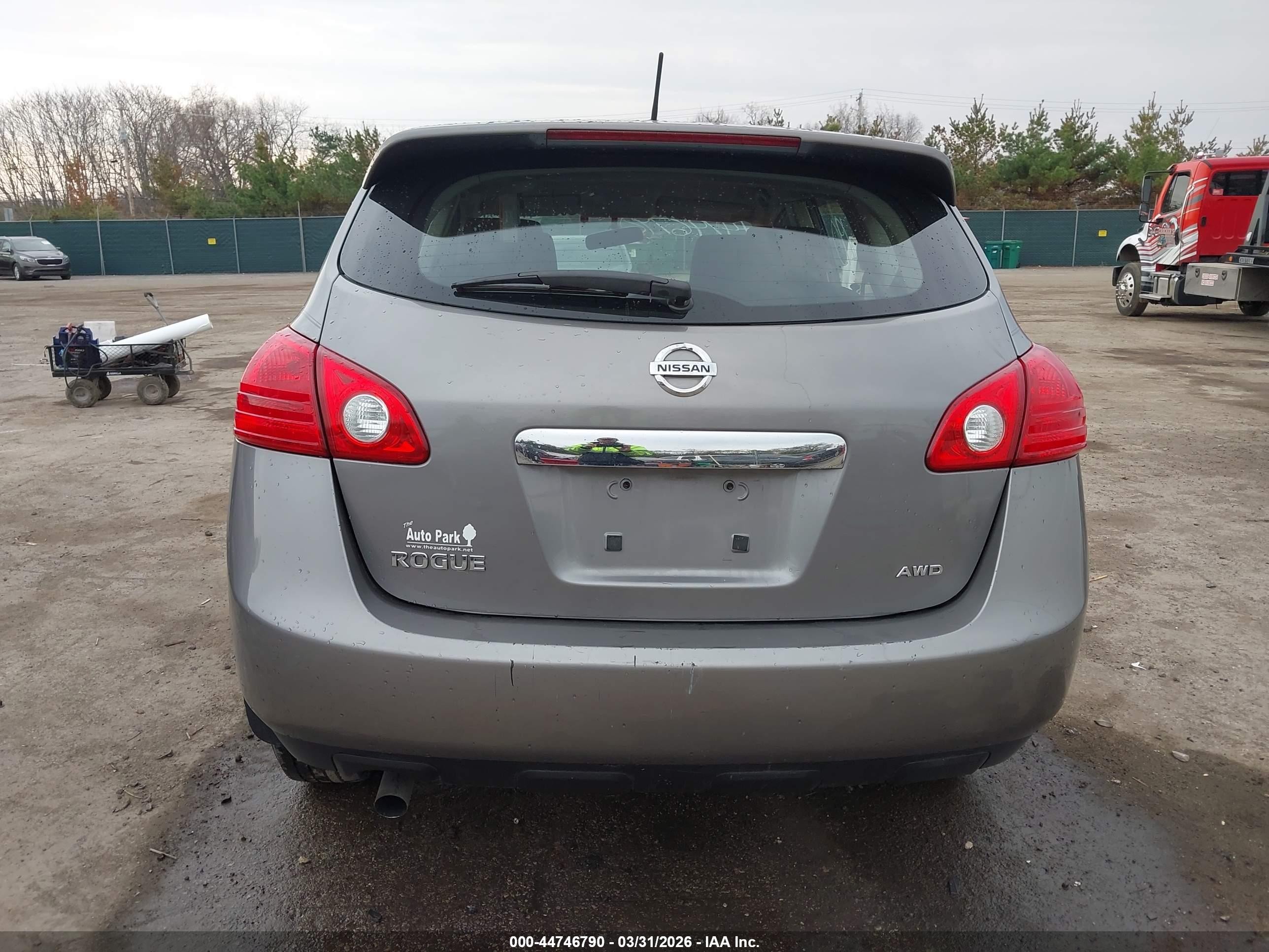 2012 Nissan Rogue S Gray vin: JN8AS5MV0CW389357
