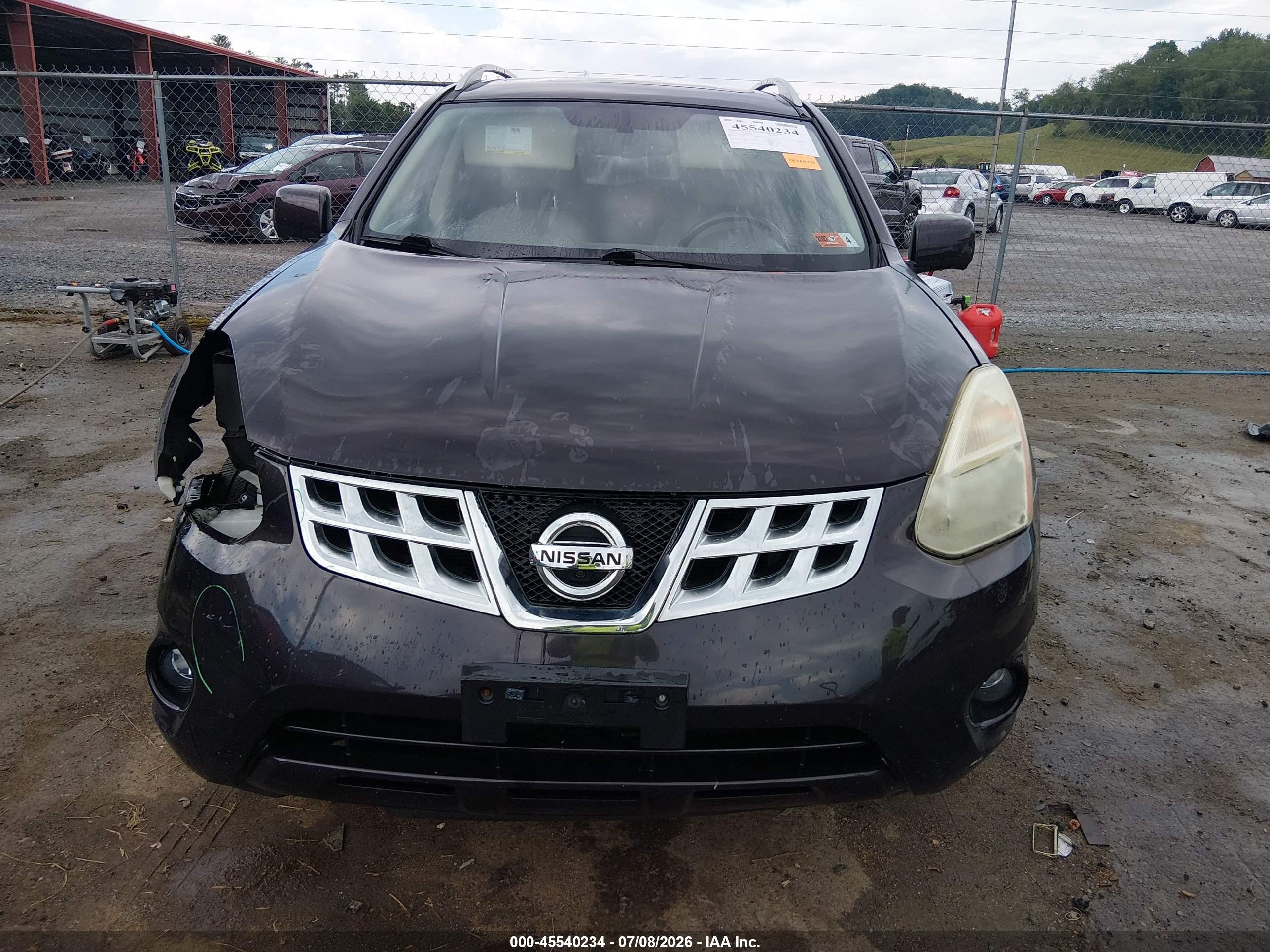 2012 Nissan Rogue Sv W/sl Pkg Dark Brown vin: JN8AS5MV0CW391027