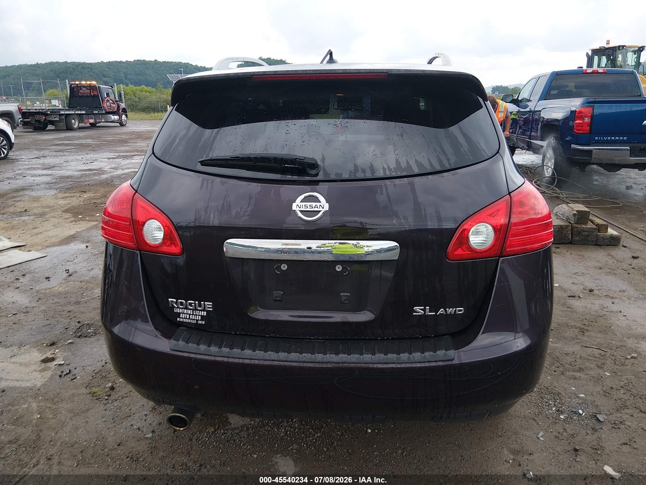 2012 Nissan Rogue Sv W/sl Pkg Dark Brown vin: JN8AS5MV0CW391027