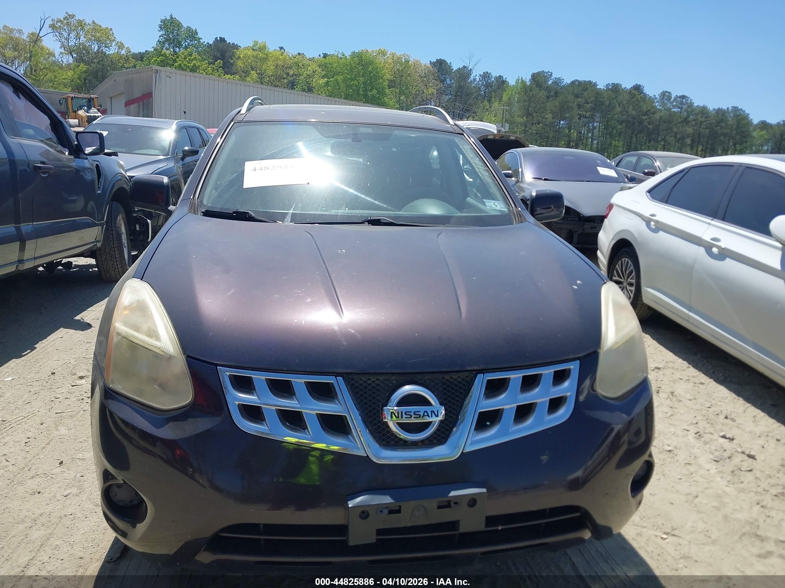 2012 Nissan Rogue Sv Purple vin: JN8AS5MV0CW392906