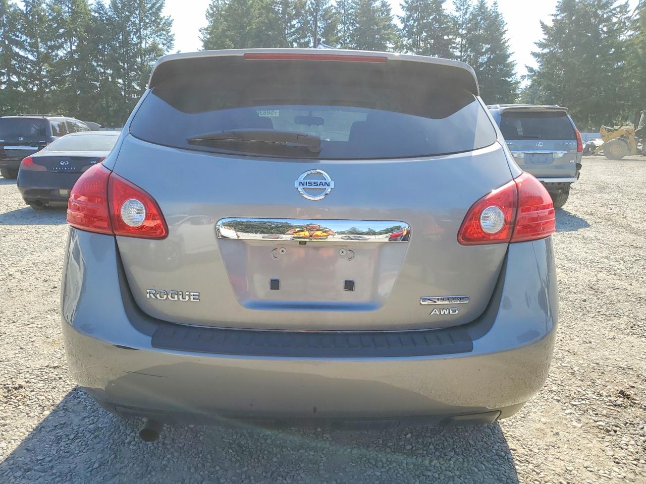 2012 Nissan Rogue S Gray vin: JN8AS5MV0CW405069