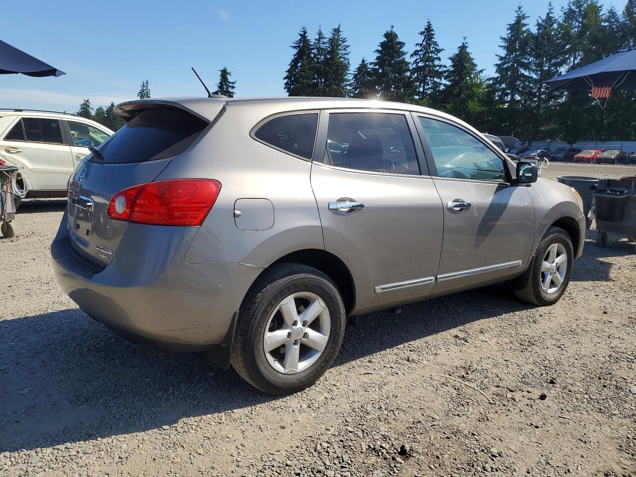 2012 Nissan Rogue S Gray vin: JN8AS5MV0CW405069