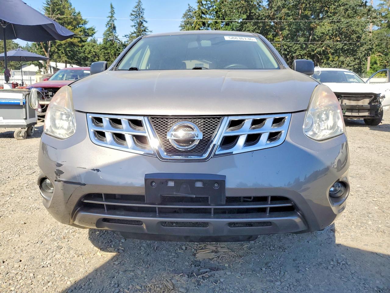 2012 Nissan Rogue S Gray vin: JN8AS5MV0CW405069