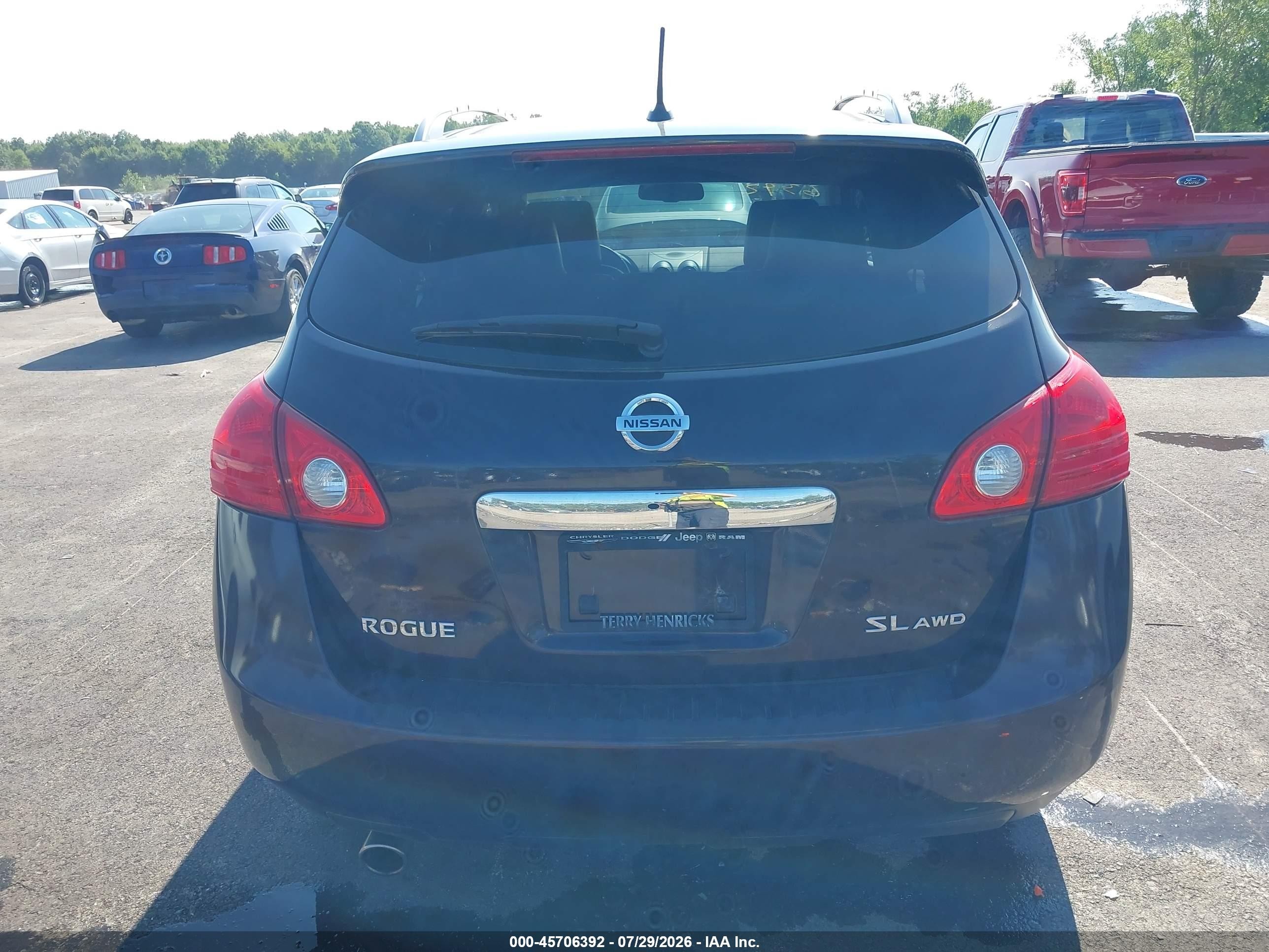 2012 Nissan Rogue Sv W/sl Pkg Black vin: JN8AS5MV0CW405430