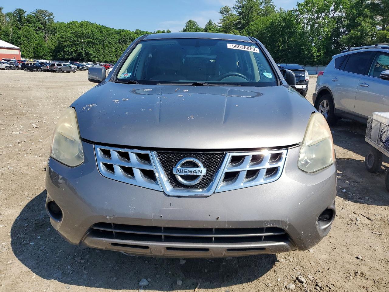 2012 Nissan Rogue S Silver vin: JN8AS5MV0CW406528