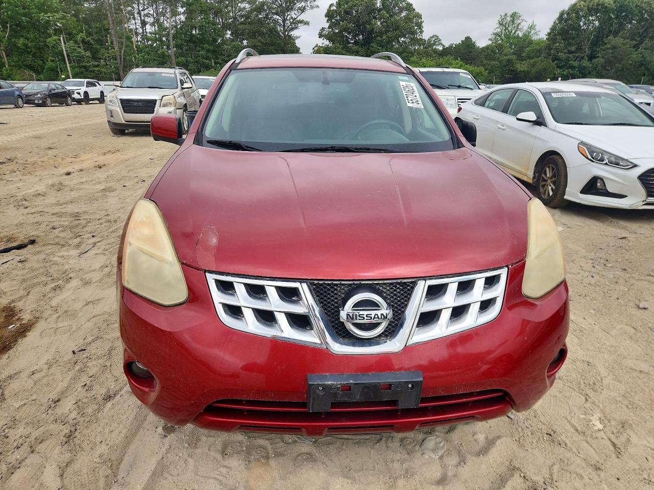 2012 Nissan Rogue S Красный vin: JN8AS5MV0CW408733