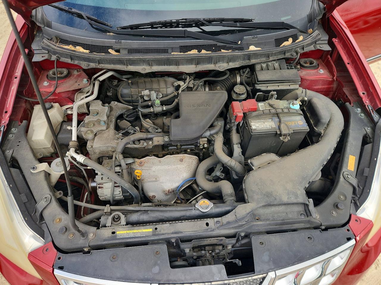 2012 Nissan Rogue S Красный vin: JN8AS5MV0CW408733