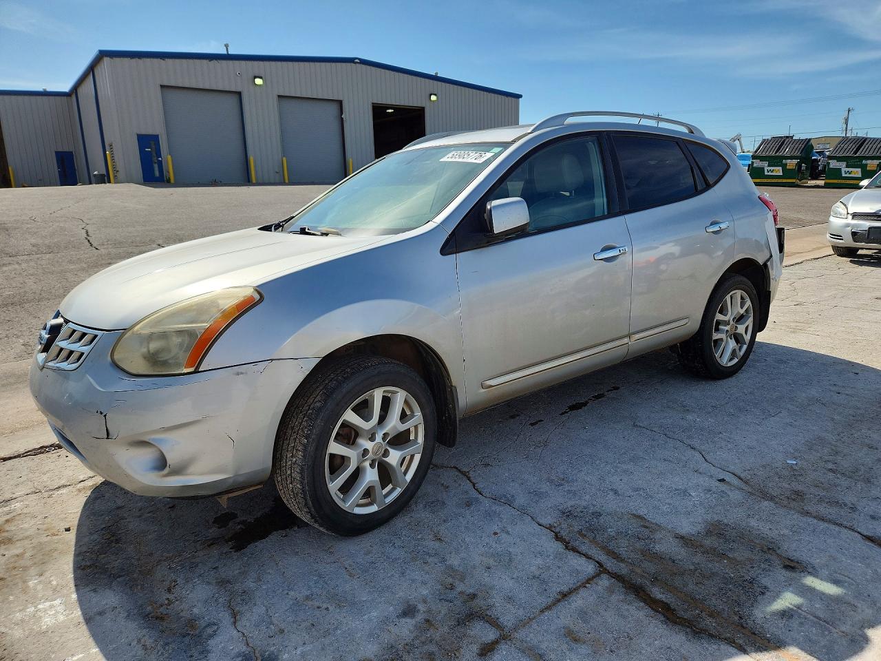 2012 Nissan Rogue S Gray vin: JN8AS5MV0CW412474
