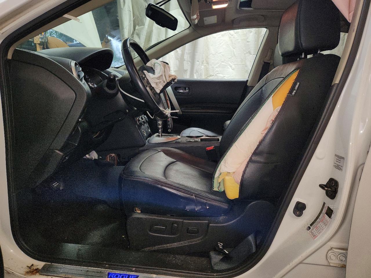 2012 Nissan Rogue S Белый vin: JN8AS5MV0CW413253