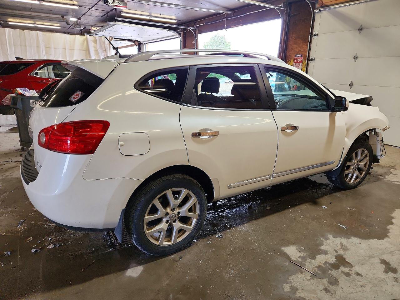 2012 Nissan Rogue S Белый vin: JN8AS5MV0CW413253