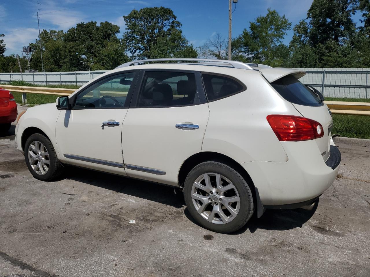 2012 Nissan Rogue S White vin: JN8AS5MV0CW414578