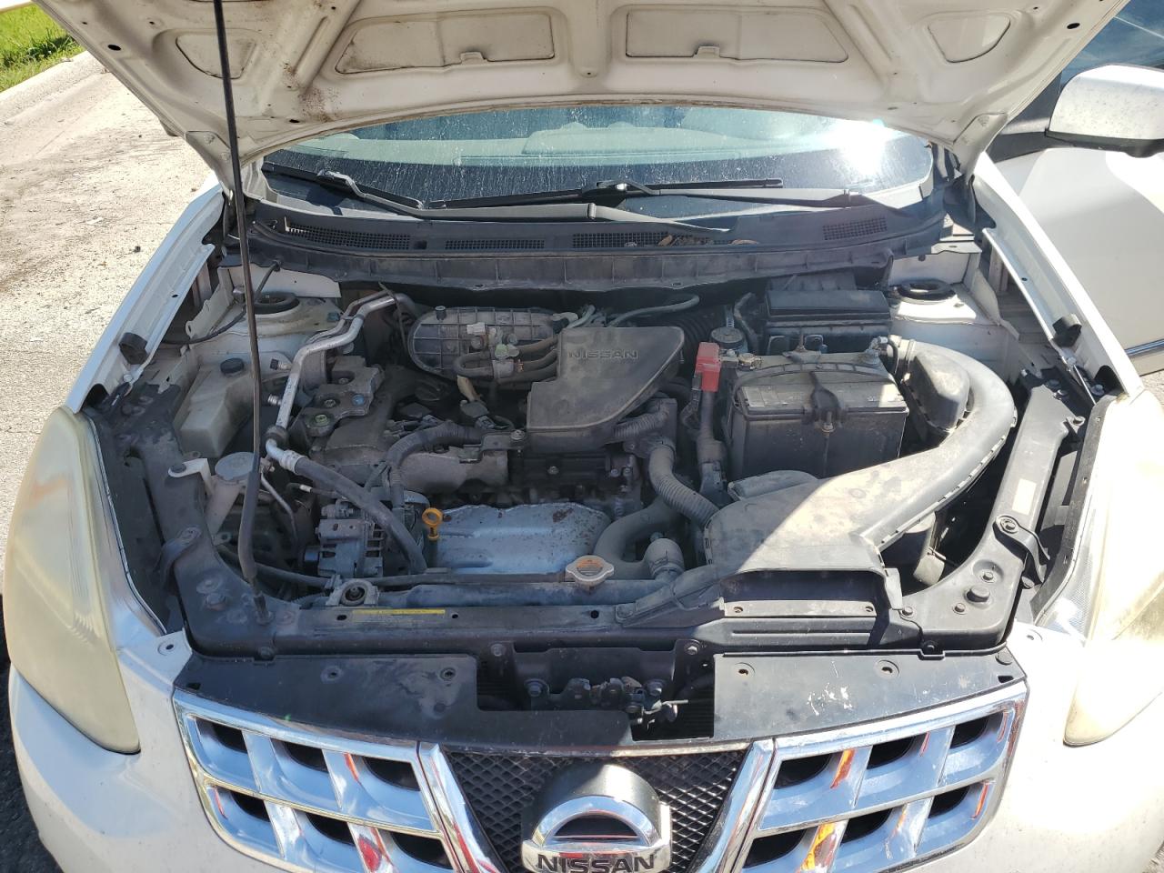 2012 Nissan Rogue S White vin: JN8AS5MV0CW414578