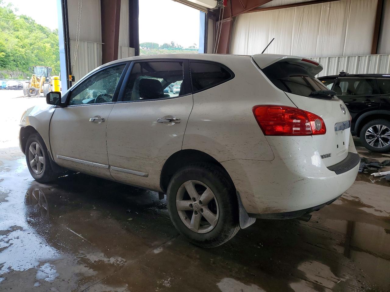 2012 Nissan Rogue S White vin: JN8AS5MV0CW416198