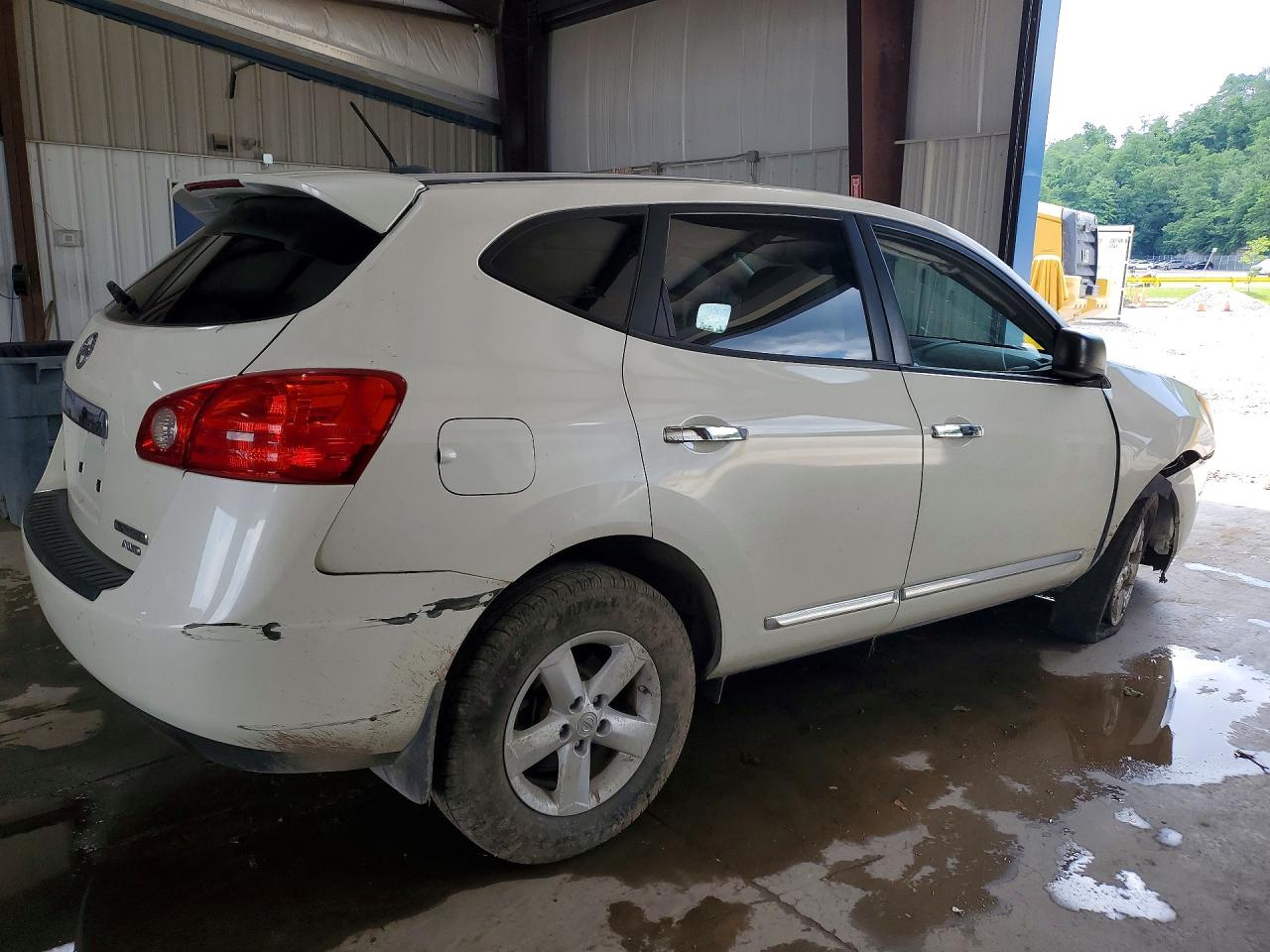 2012 Nissan Rogue S White vin: JN8AS5MV0CW416198