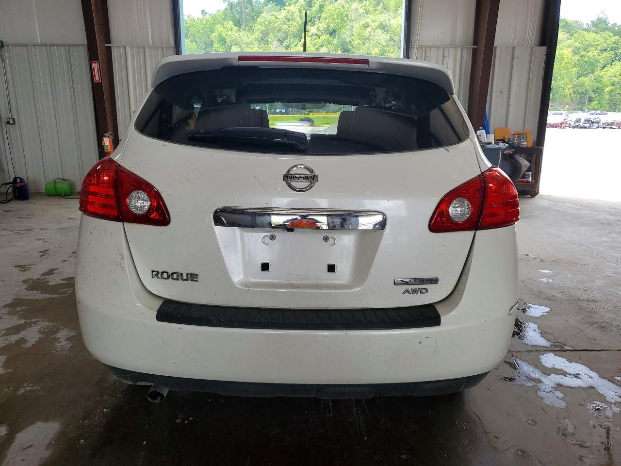 2012 Nissan Rogue S White vin: JN8AS5MV0CW416198